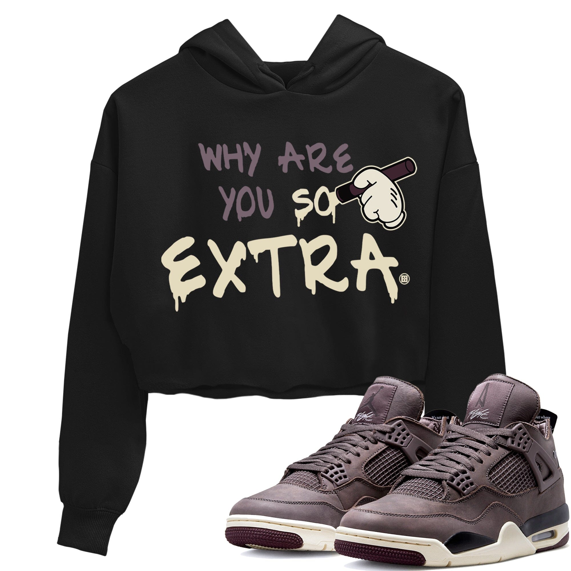 Why Are You So Extra Women's Tops - Air Jordan 4 A Ma Maniere