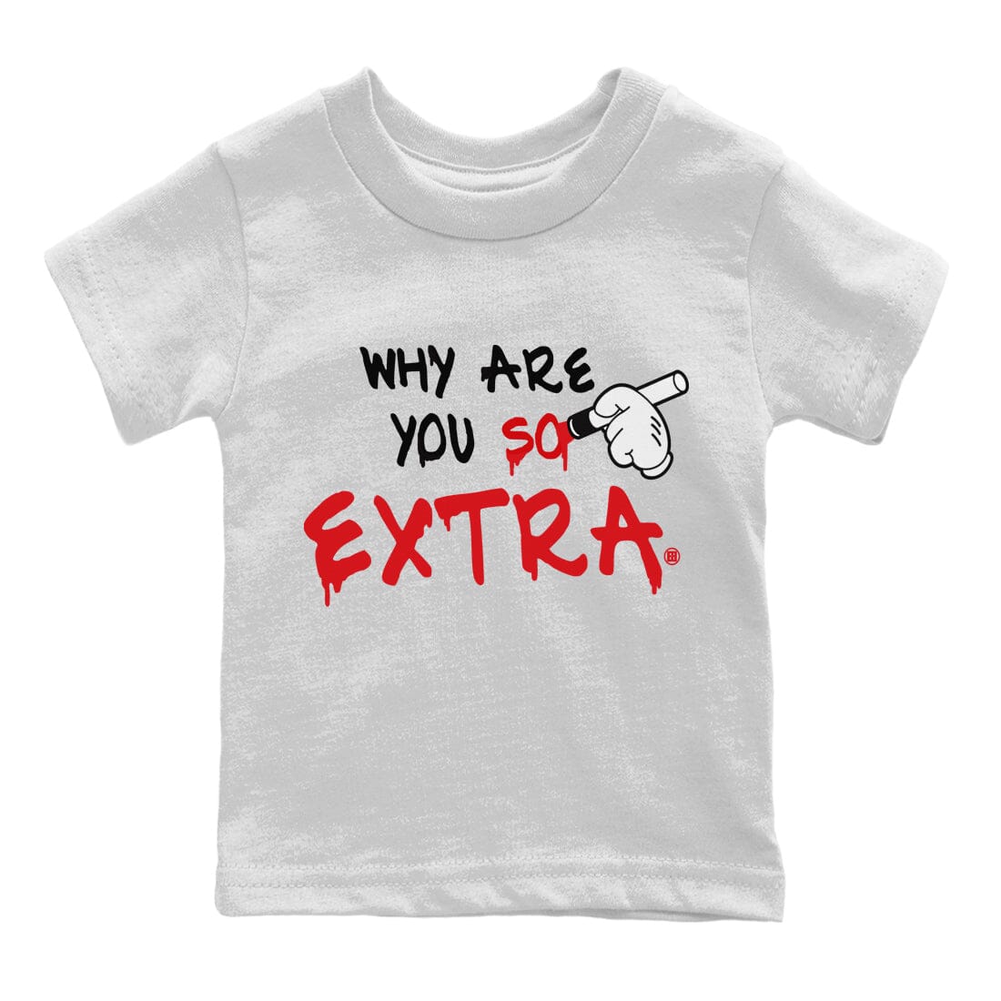 Why Are You So Extra Kids Tops - Air Jordan 5 Fire Red