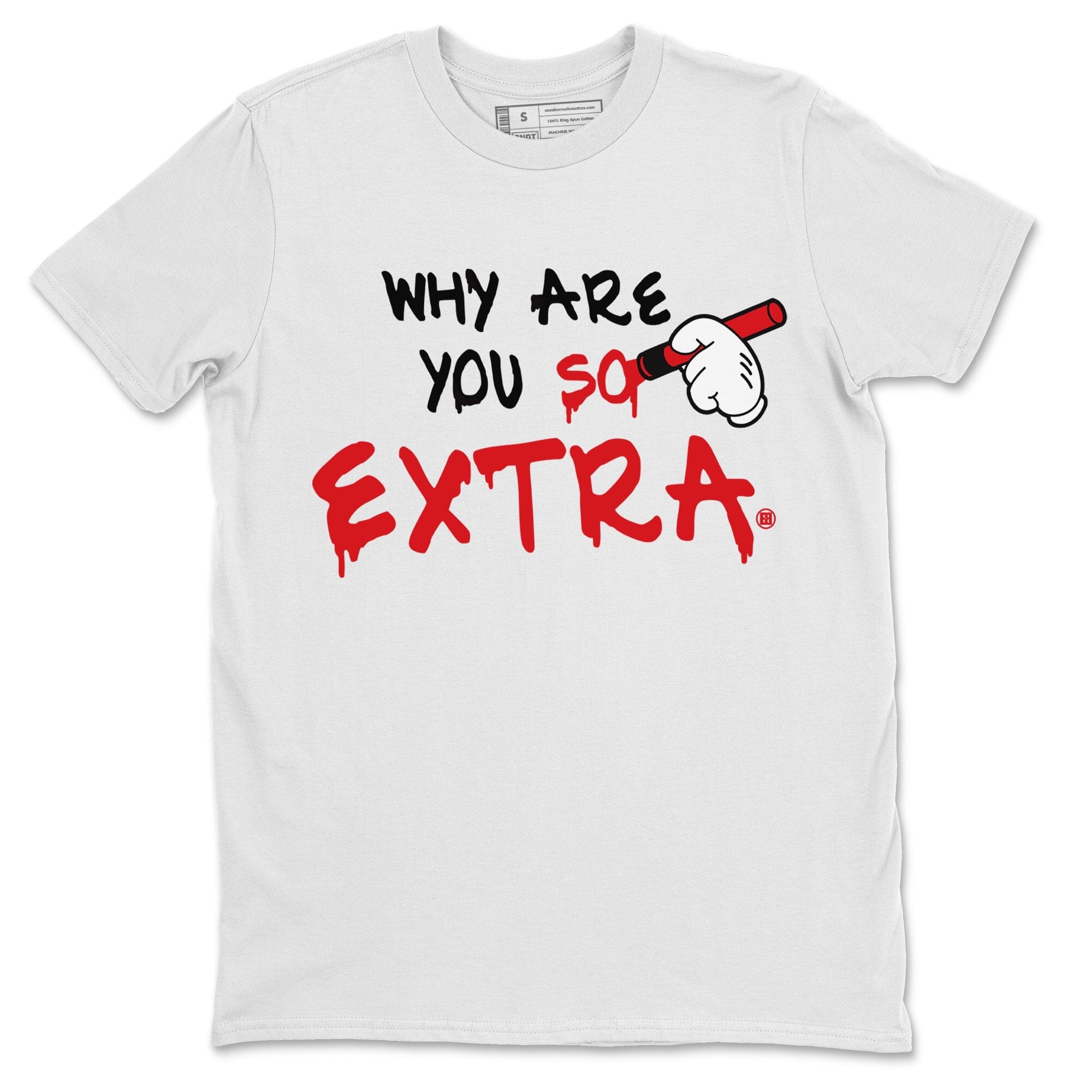Why Are You So Extra Unisex Tops - Air Jordan 5 Fire Red