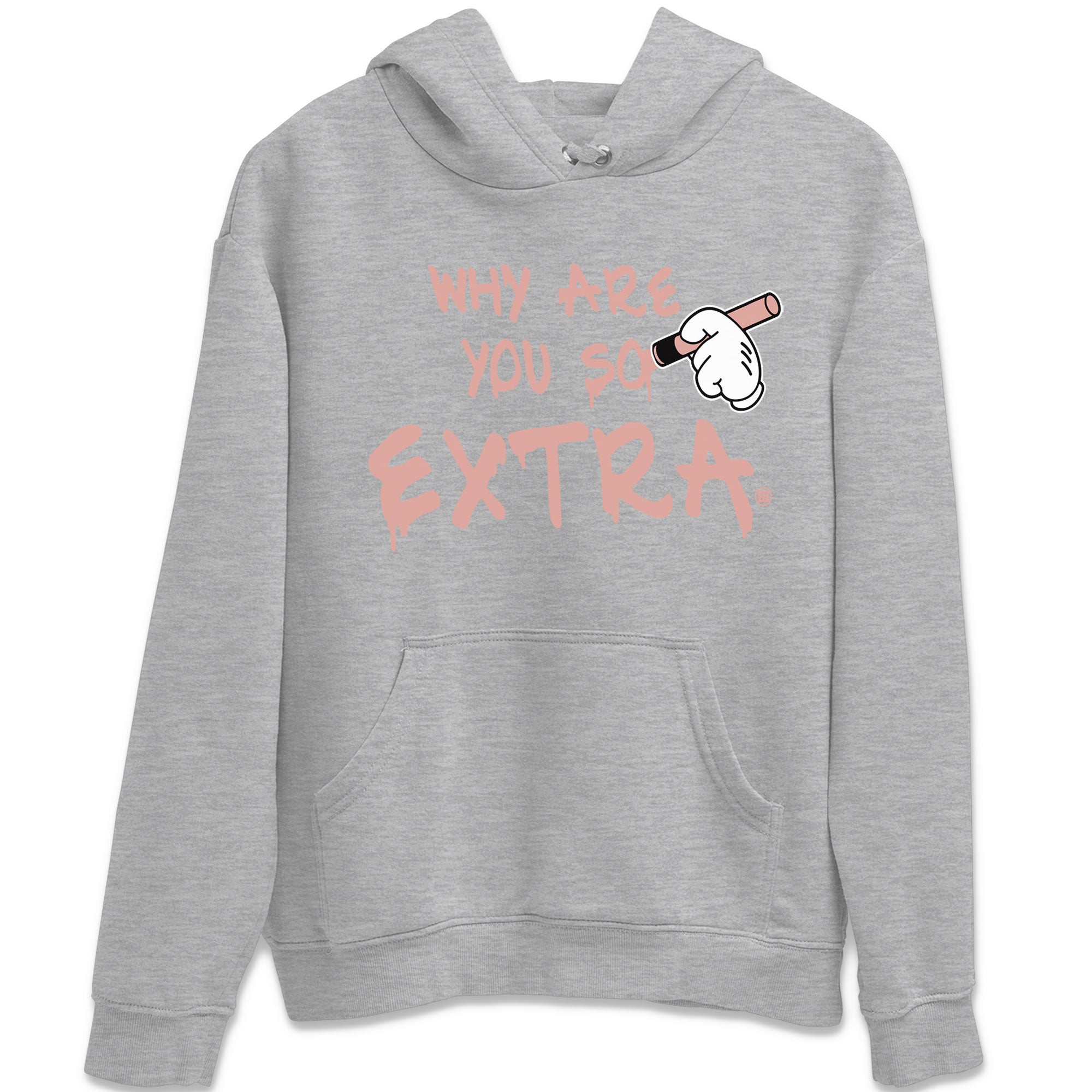 Why Are You So Extra snkmatch Tee - Dunk Rose Whisper