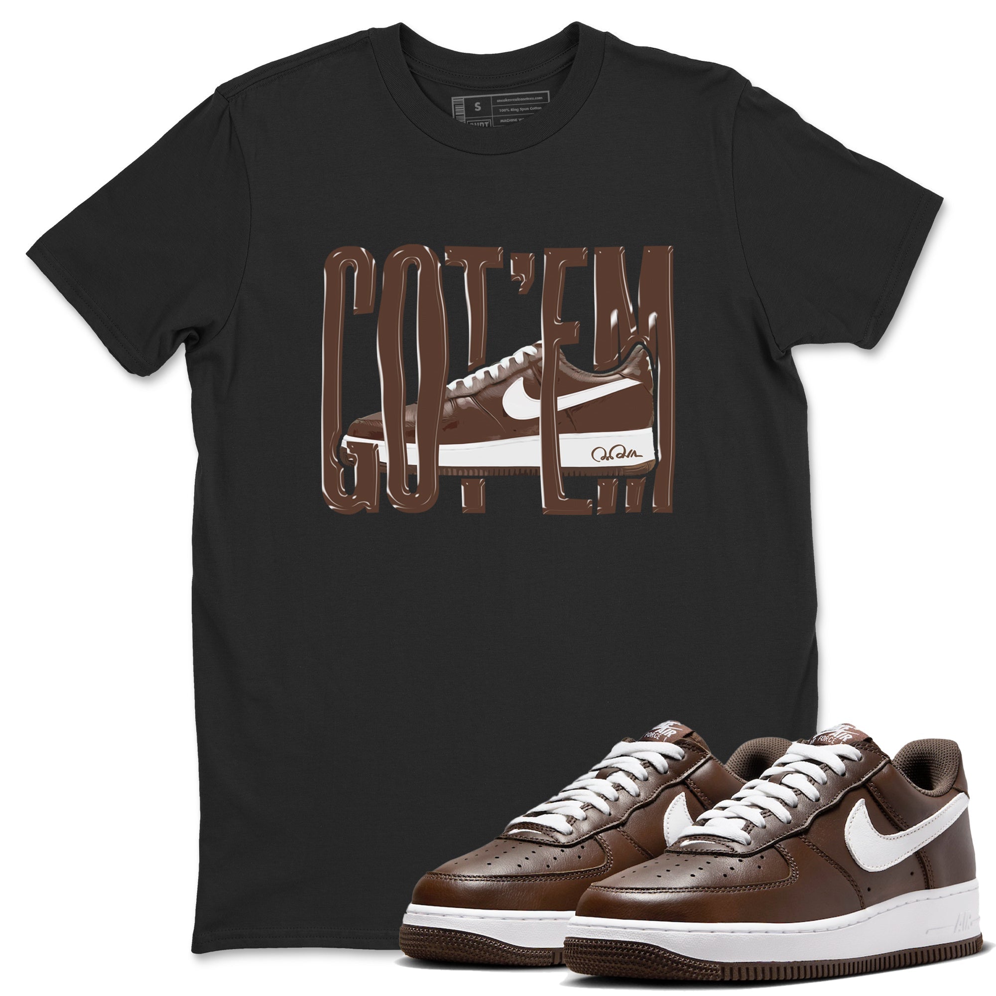 Wiggling Gotem snkmatch Tee -Air Force 1 Chocolate
