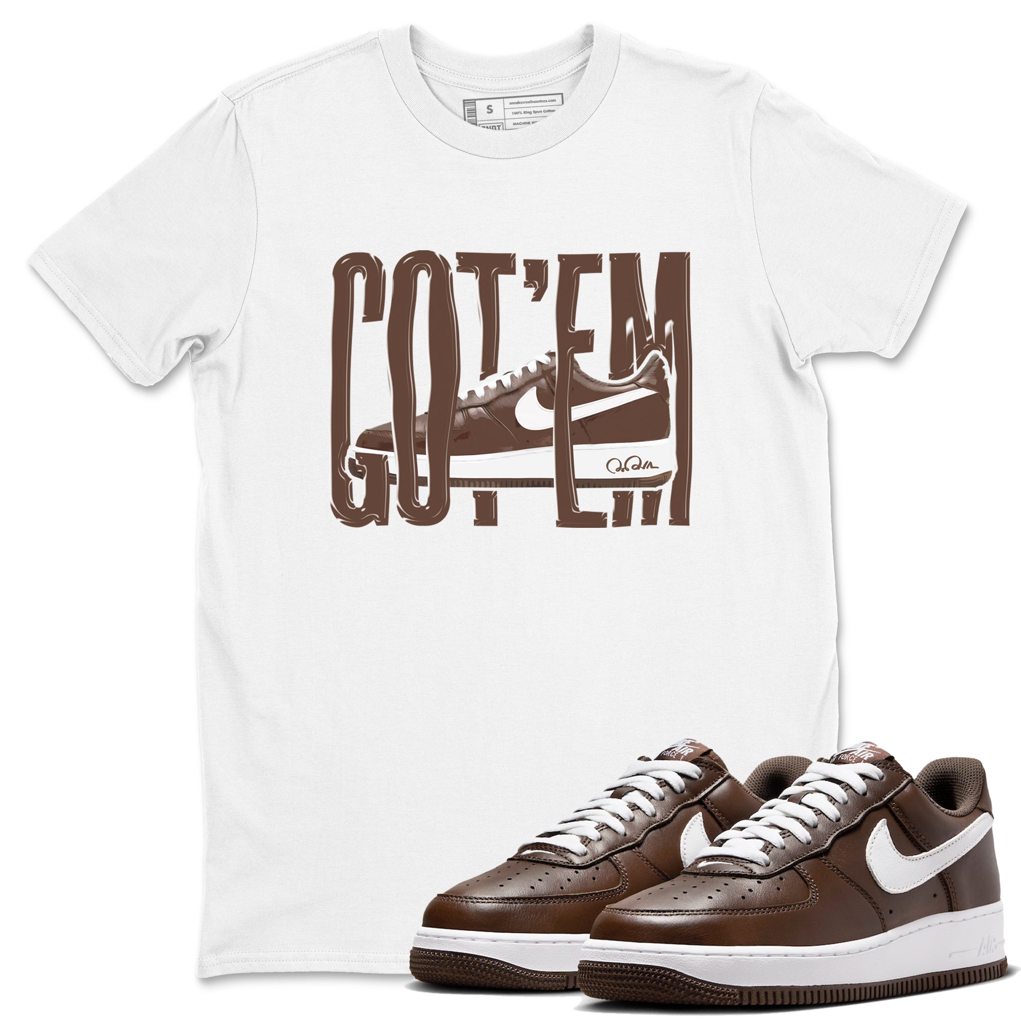 Wiggling Gotem snkmatch Tee -Air Force 1 Chocolate