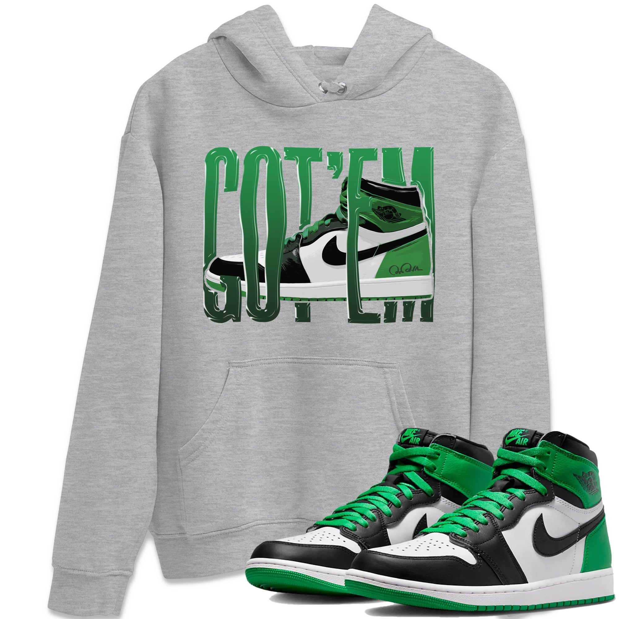 Wiggling Gotem Unisex Tops - Air Jordan 1 Celtics