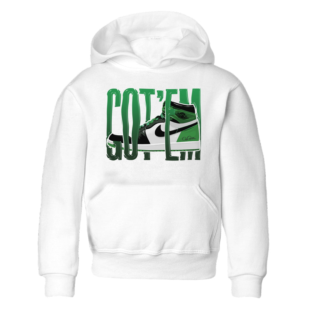 Wiggling Gotem Kids Tops - Air Jordan 1 Celtics