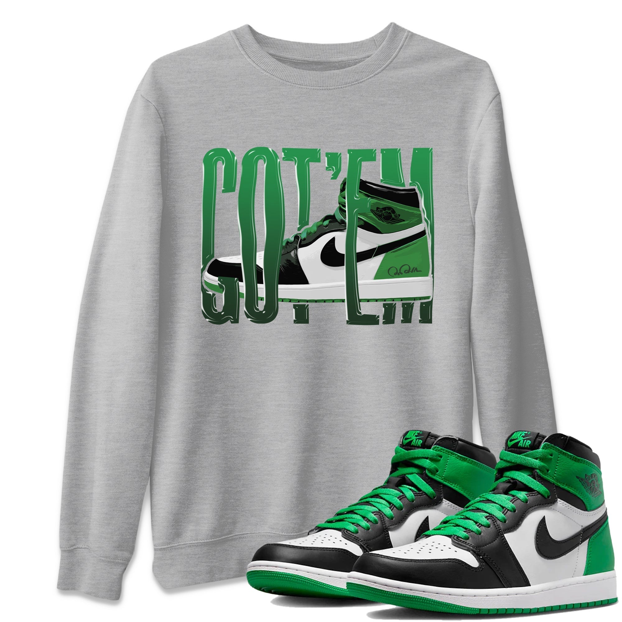 Wiggling Gotem Unisex Tops - Air Jordan 1 Celtics