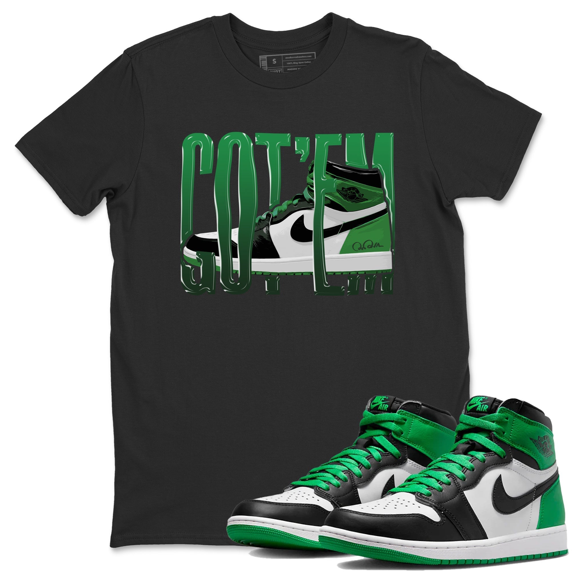 Wiggling Gotem Unisex Tops - Air Jordan 1 Celtics