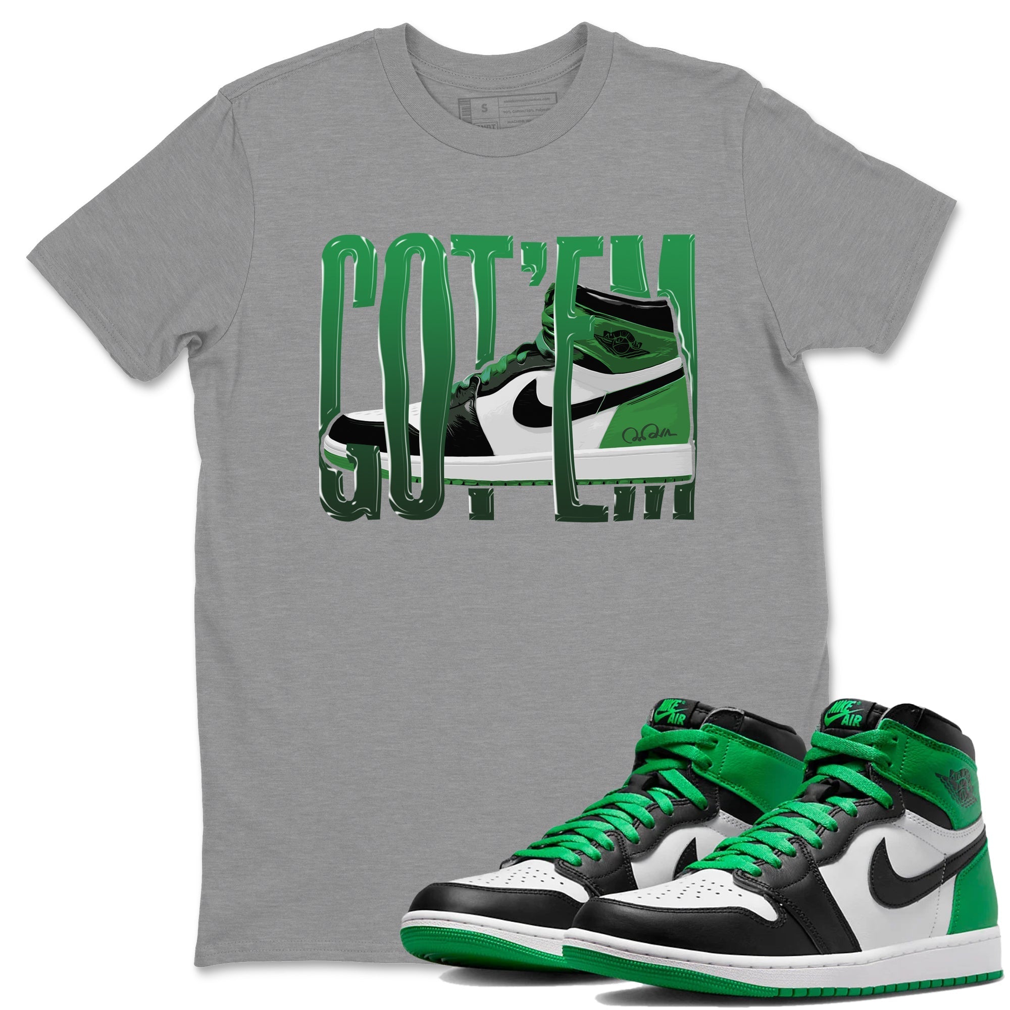 Wiggling Gotem Unisex Tops - Air Jordan 1 Celtics