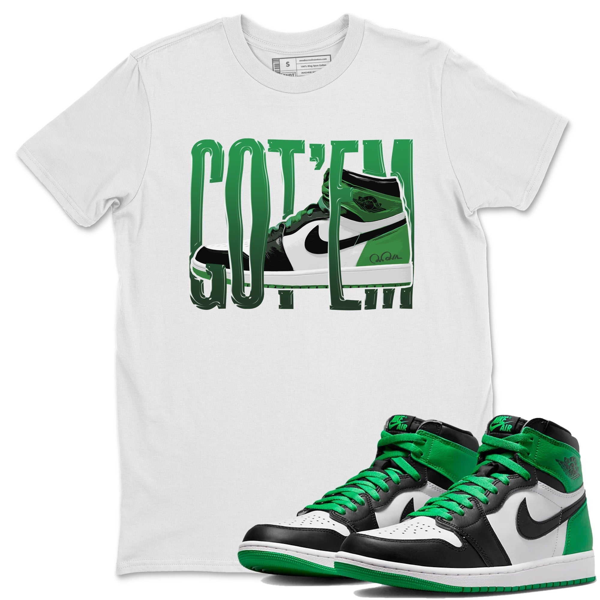 Wiggling Gotem Unisex Tops - Air Jordan 1 Celtics