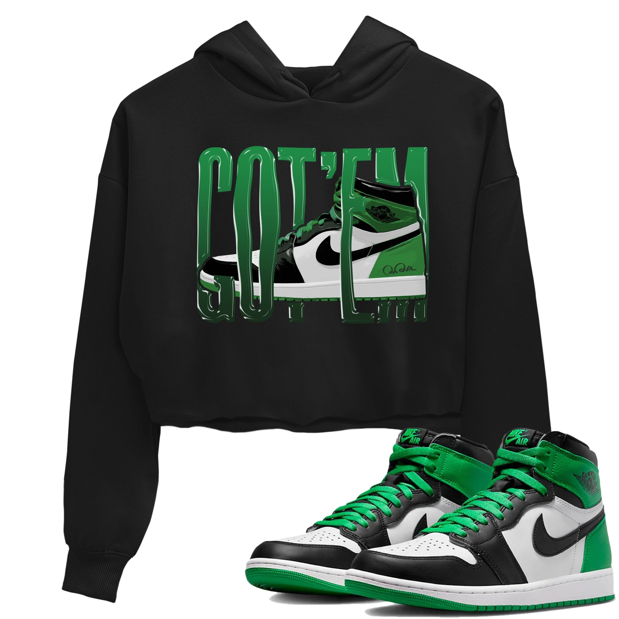 Wiggling Gotem Women's Tops - Air Jordan 1 Celtics