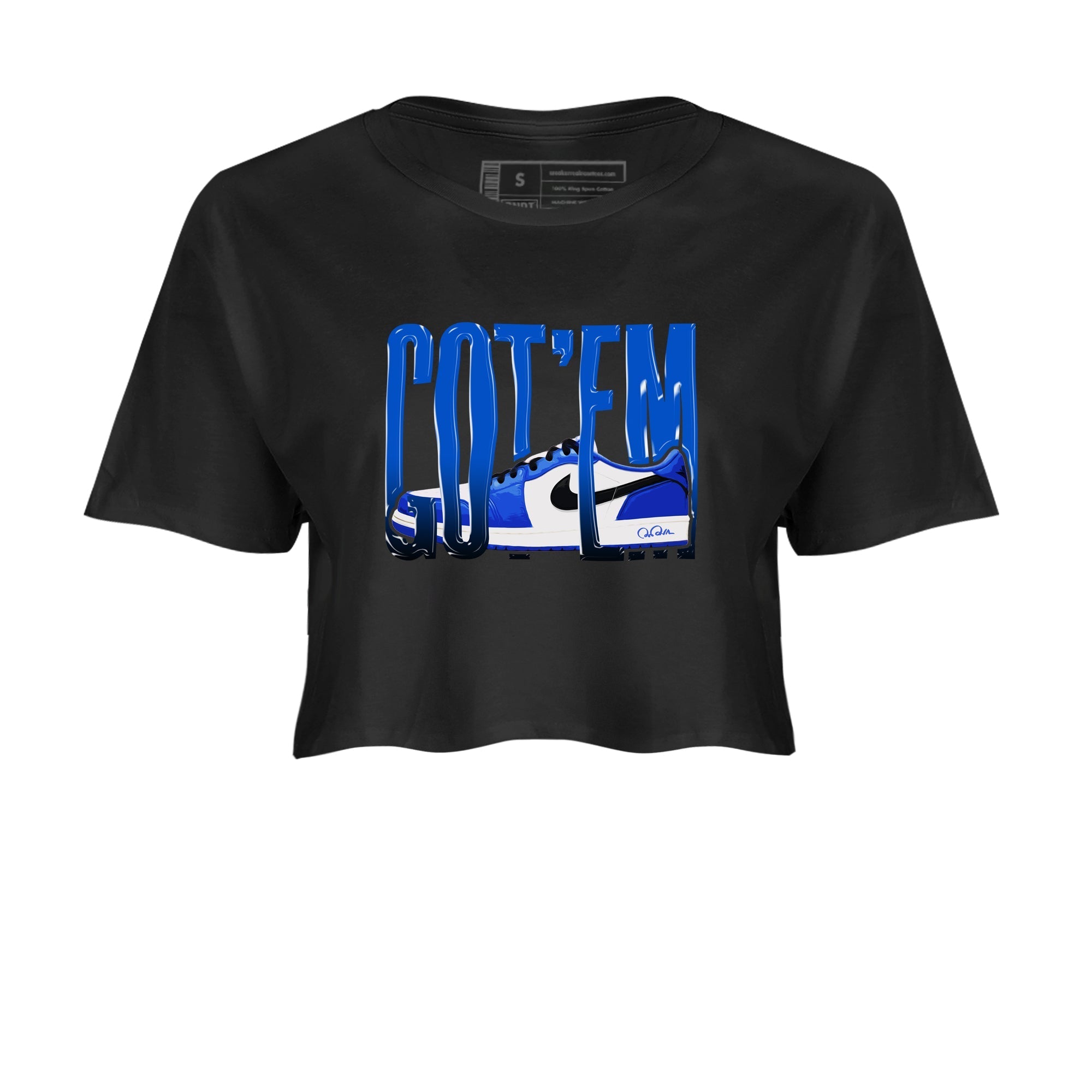 Wiggling Gotem snkmatch Women's Top - Air Jordan 1 Game Royal