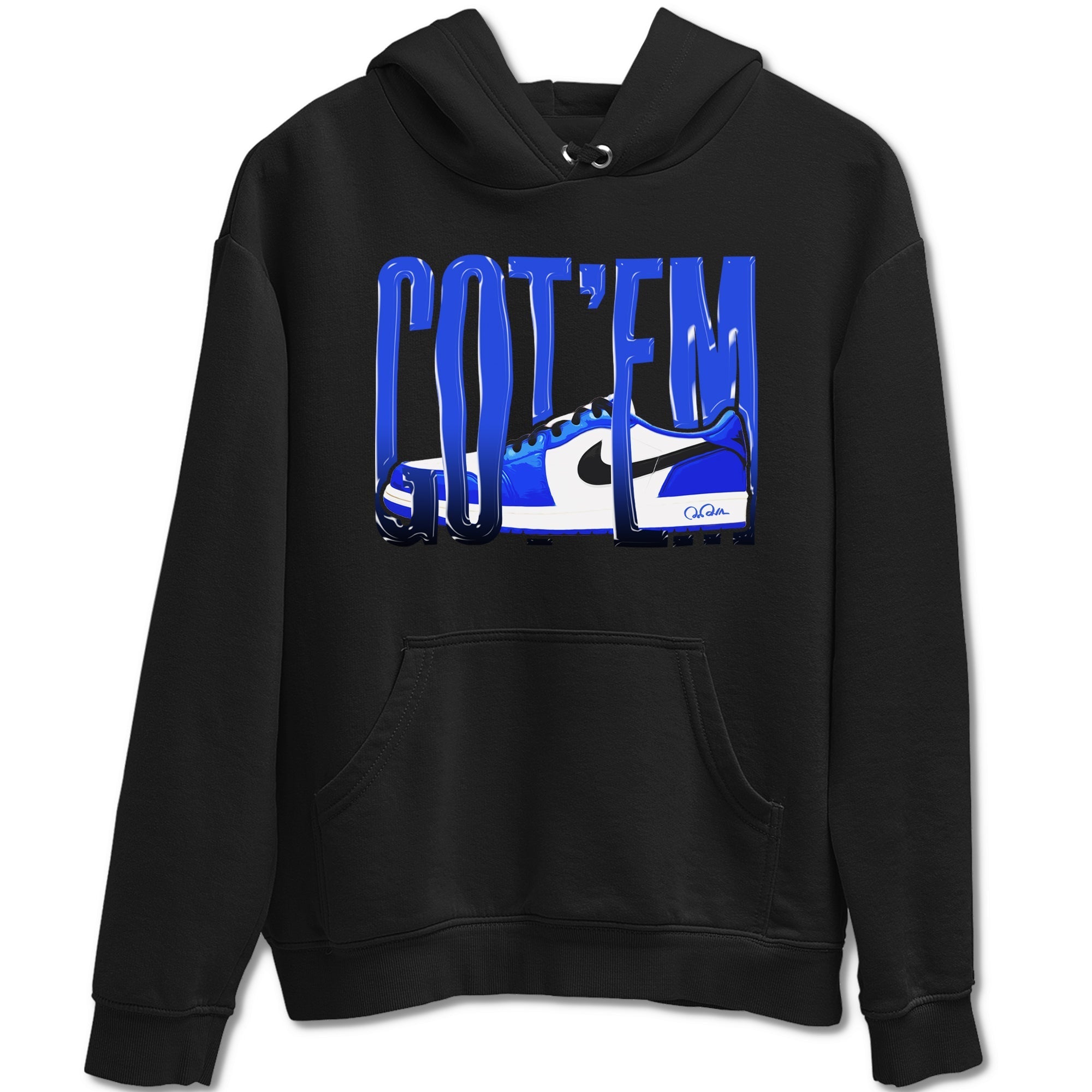 Wiggling Gotem snkmatch Tees - Air Jordan 1 Game Royal