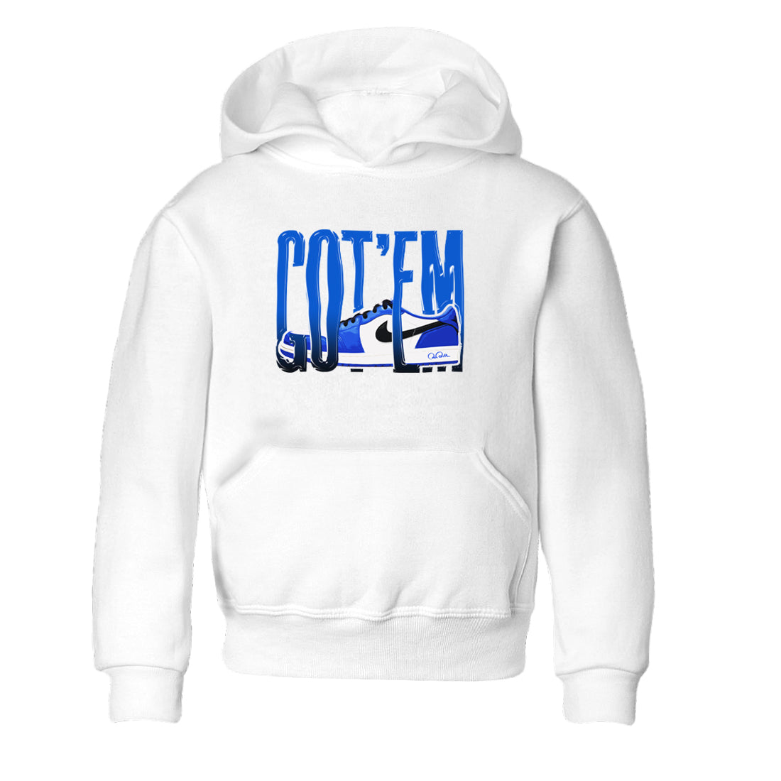 Wiggling Gotem snkmatch Tees Kids - Air Jordan 1 Game Royal