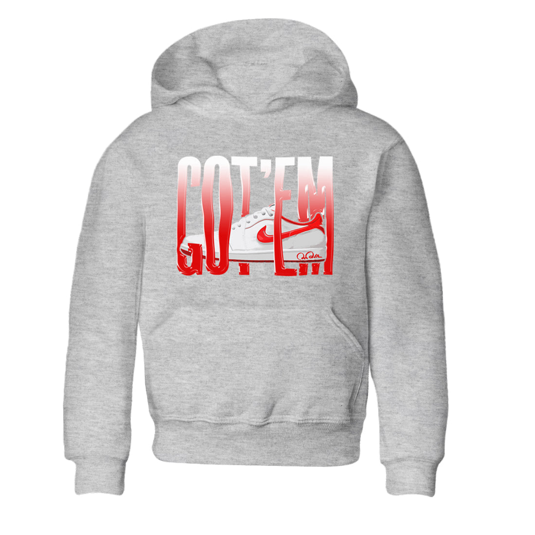 Wiggling Gotem snkmatch Tee Kids - Air Jordan 1 University Red