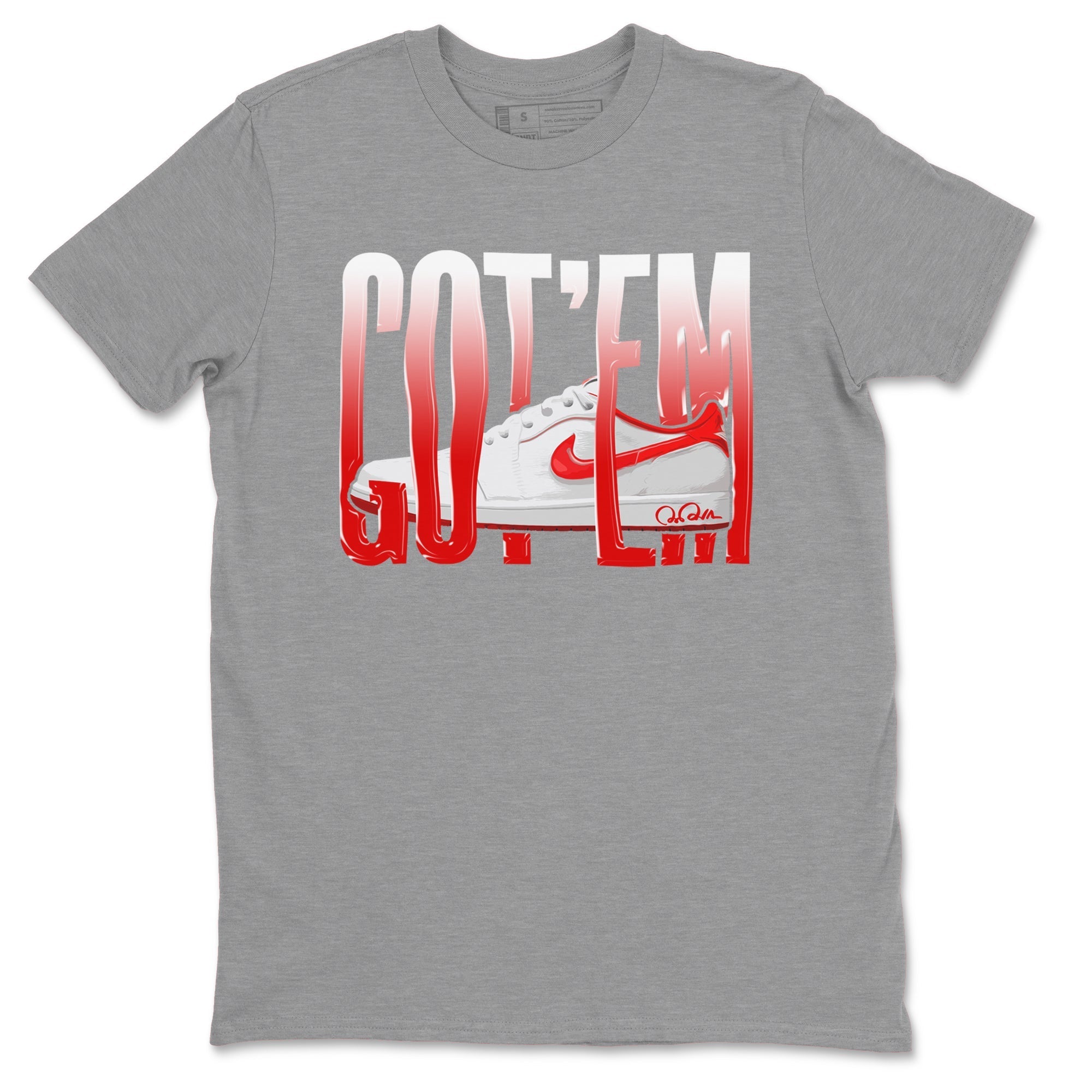 Wiggling Gotem snkmatch Tee - Air Jordan 1 University Red