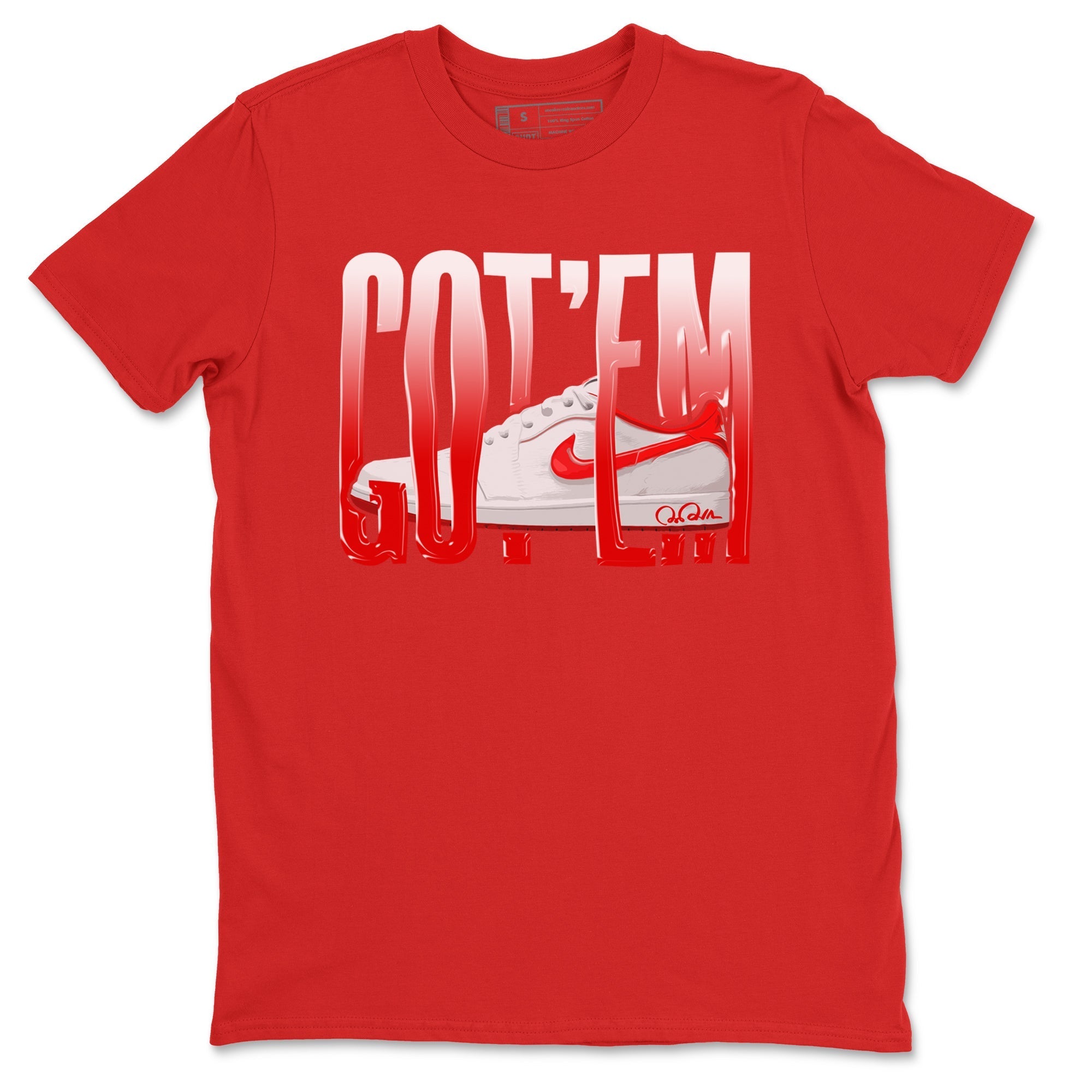 Wiggling Gotem snkmatch Tee - Air Jordan 1 University Red