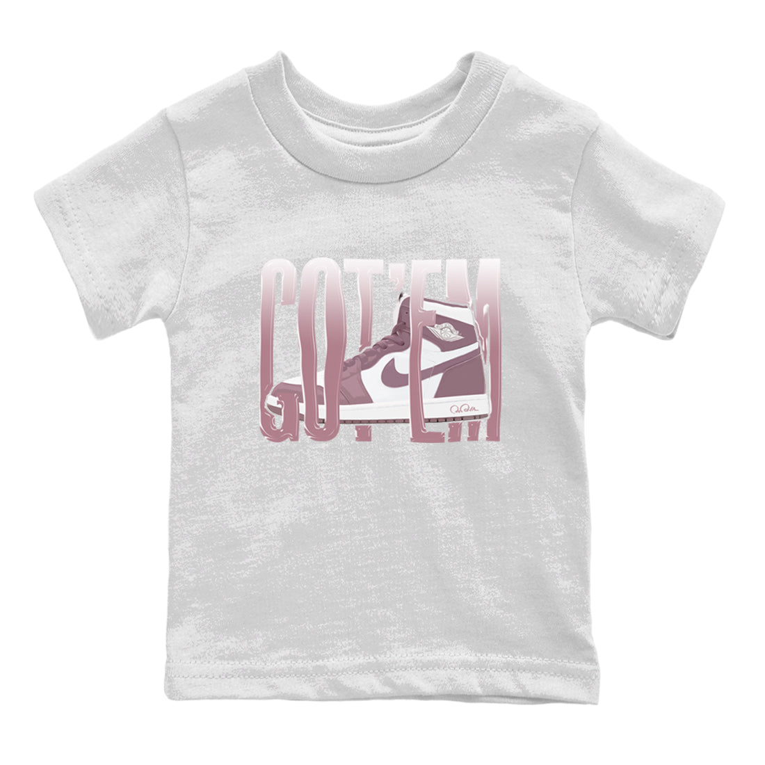 Wiggling Gotem snkmatch Tee Kids - Air Jordan 1 Mauve