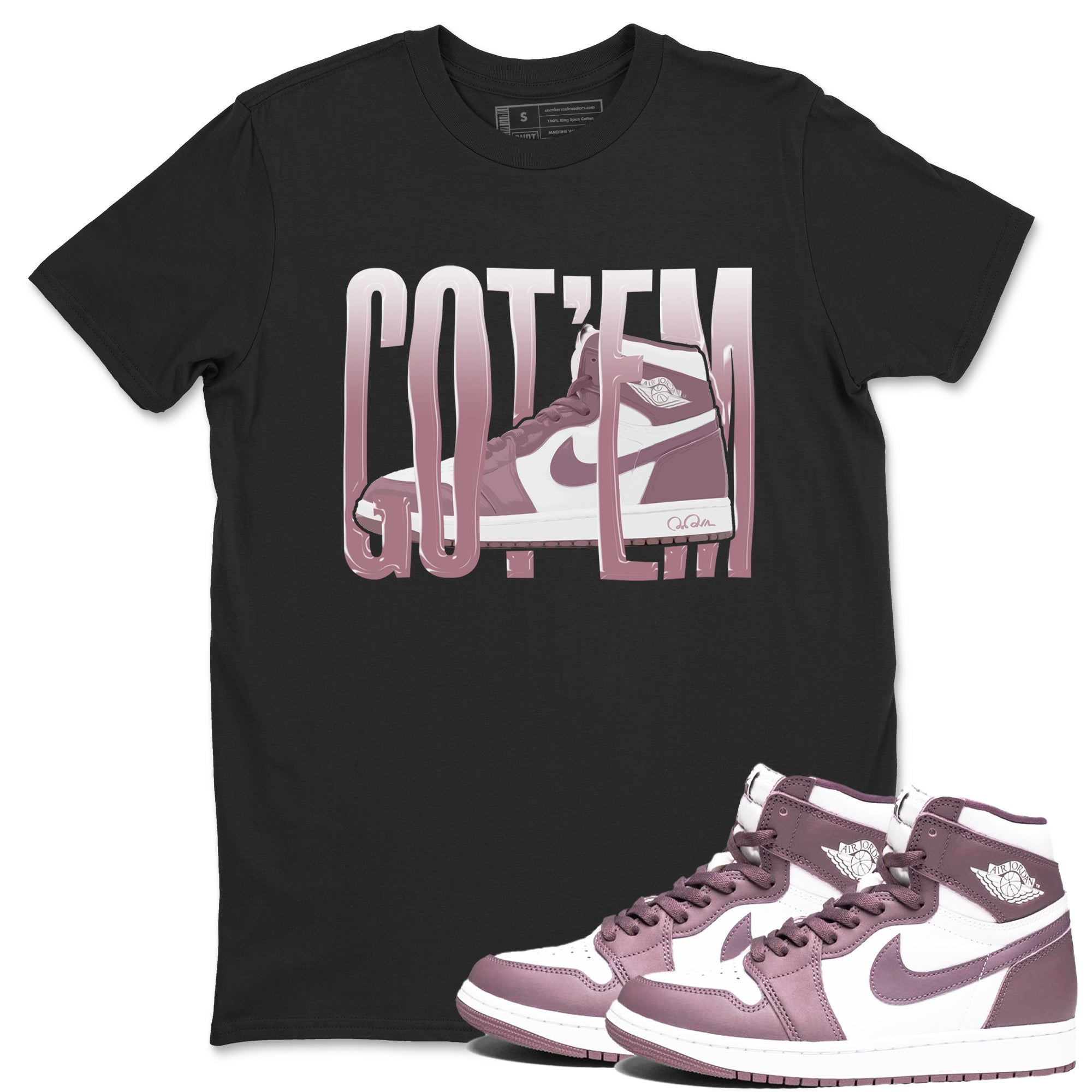 Wiggling Gotem snkmatch Tee - Air Jordan 1 Mauve