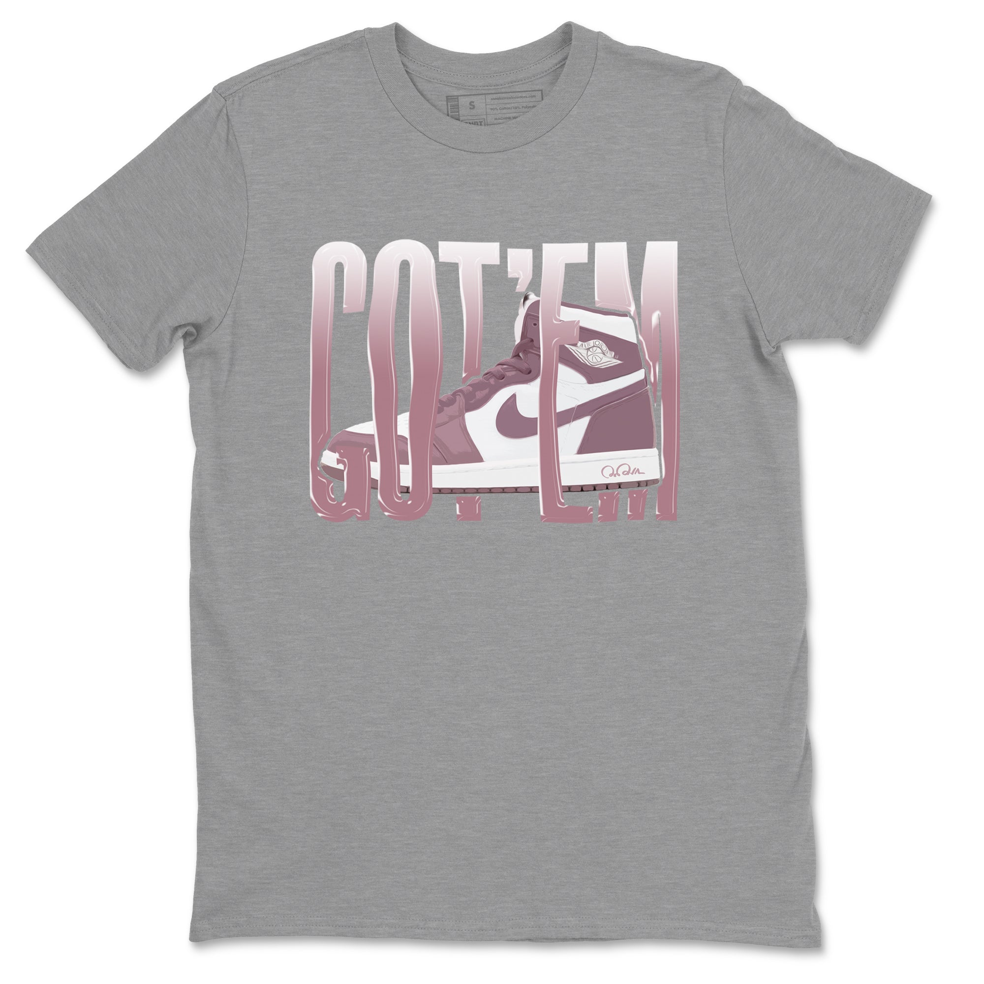 Wiggling Gotem snkmatch Tee - Air Jordan 1 Mauve