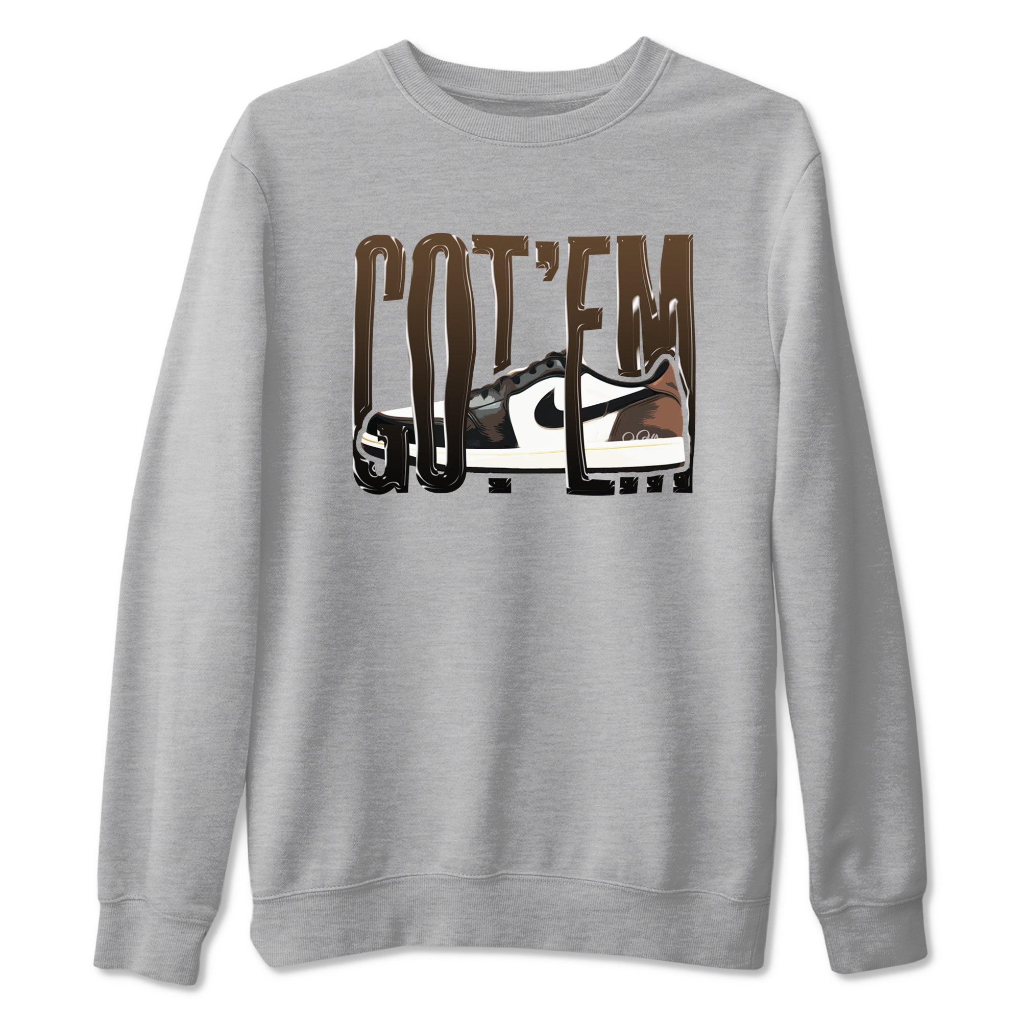Wiggling Gotem snkmatch Tees - Air Jordan 1 Mocha