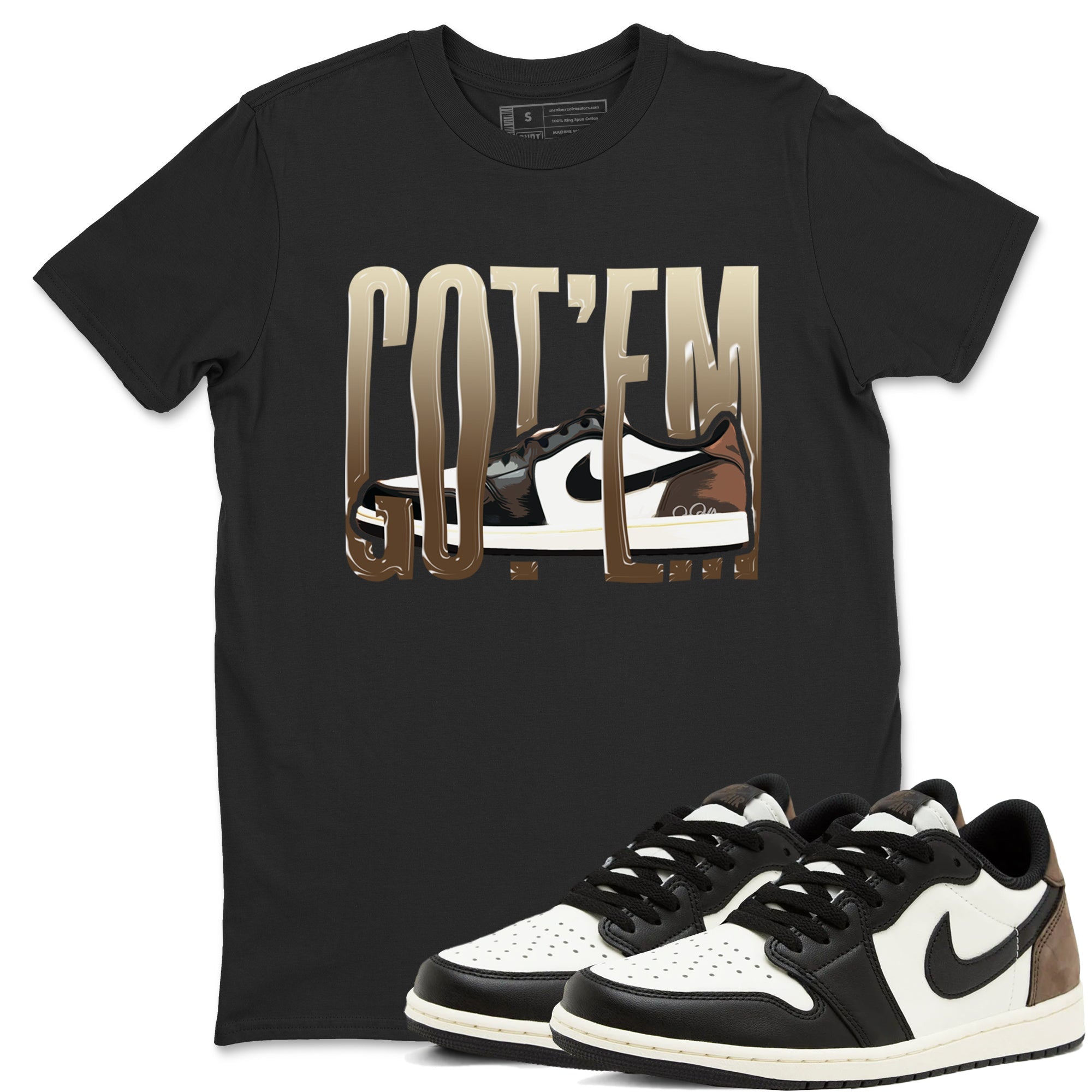 Wiggling Gotem snkmatch Tees - Air Jordan 1 Mocha