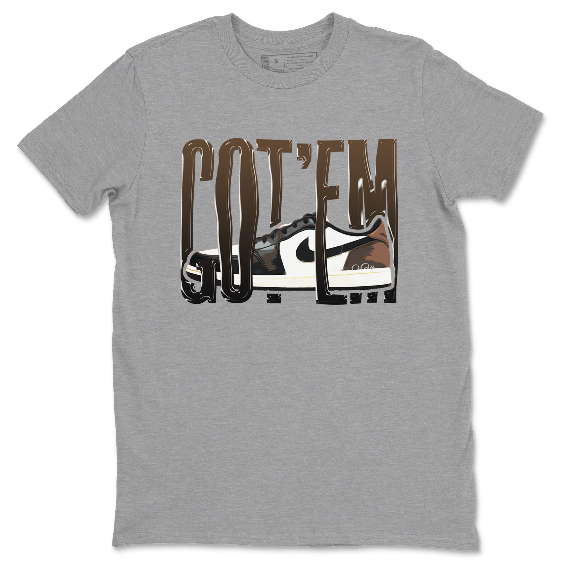 Wiggling Gotem snkmatch Tees - Air Jordan 1 Mocha