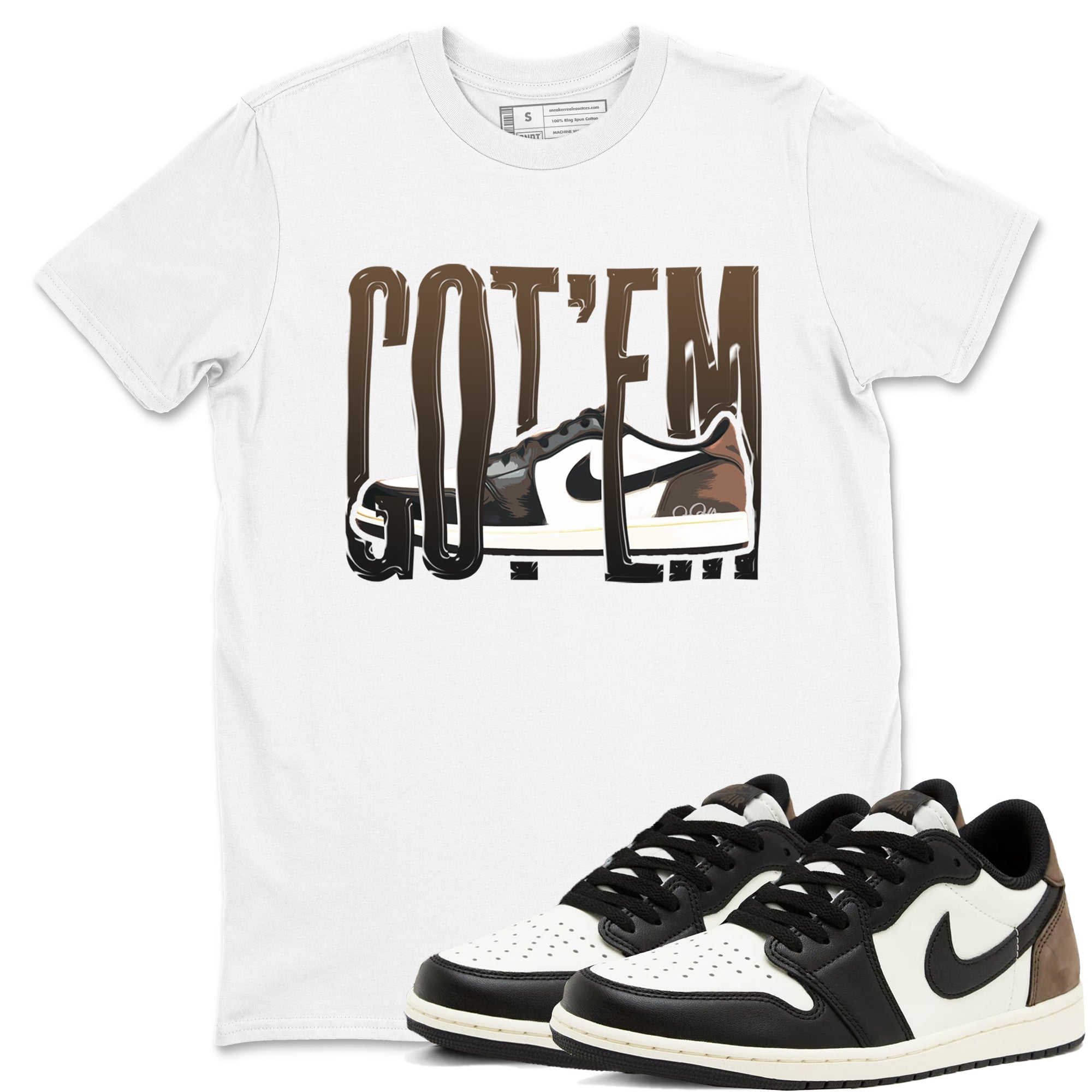 Wiggling Gotem snkmatch Tees - Air Jordan 1 Mocha
