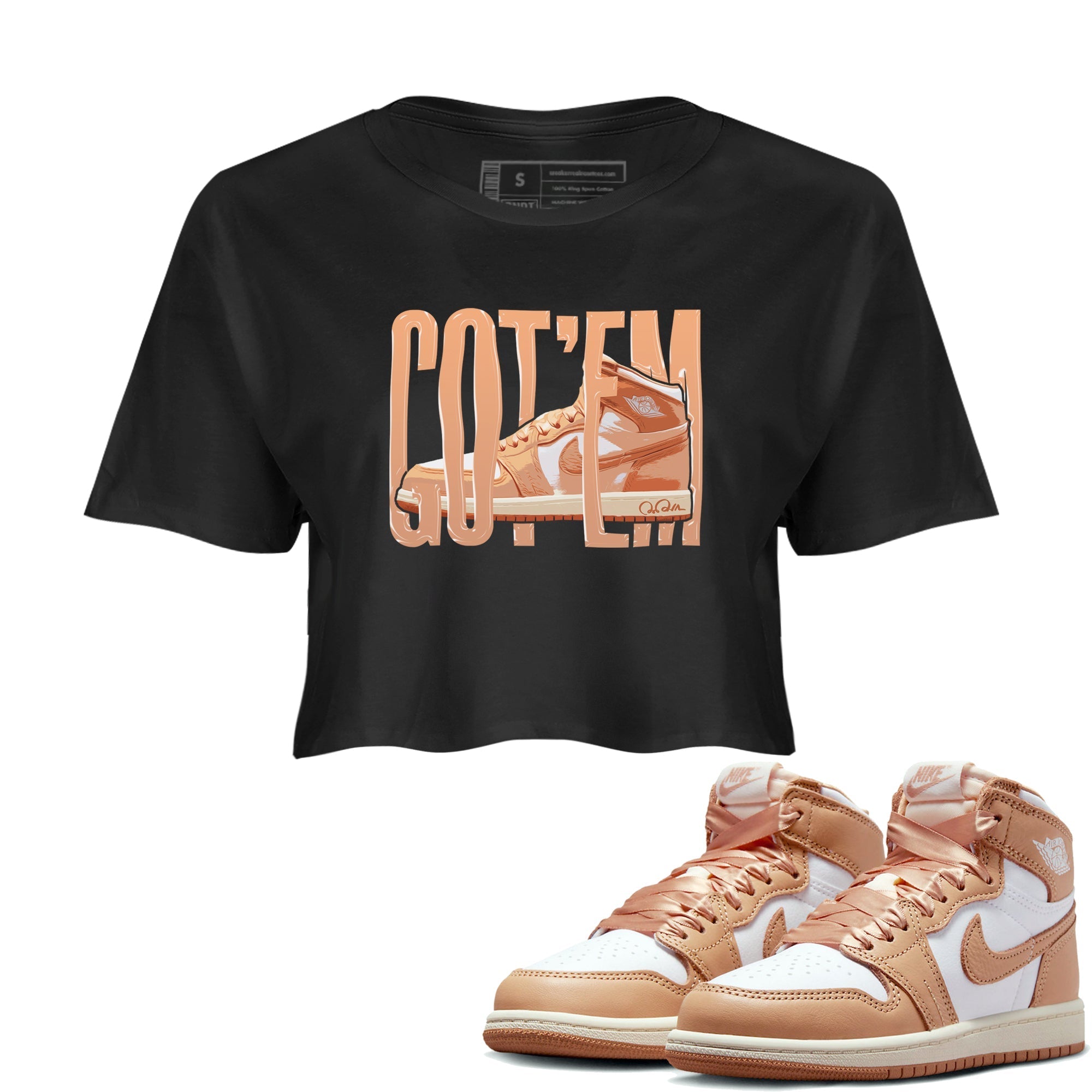 Wiggling Gotem snkmatch Women's Top - Air Jordan 1 Praline
