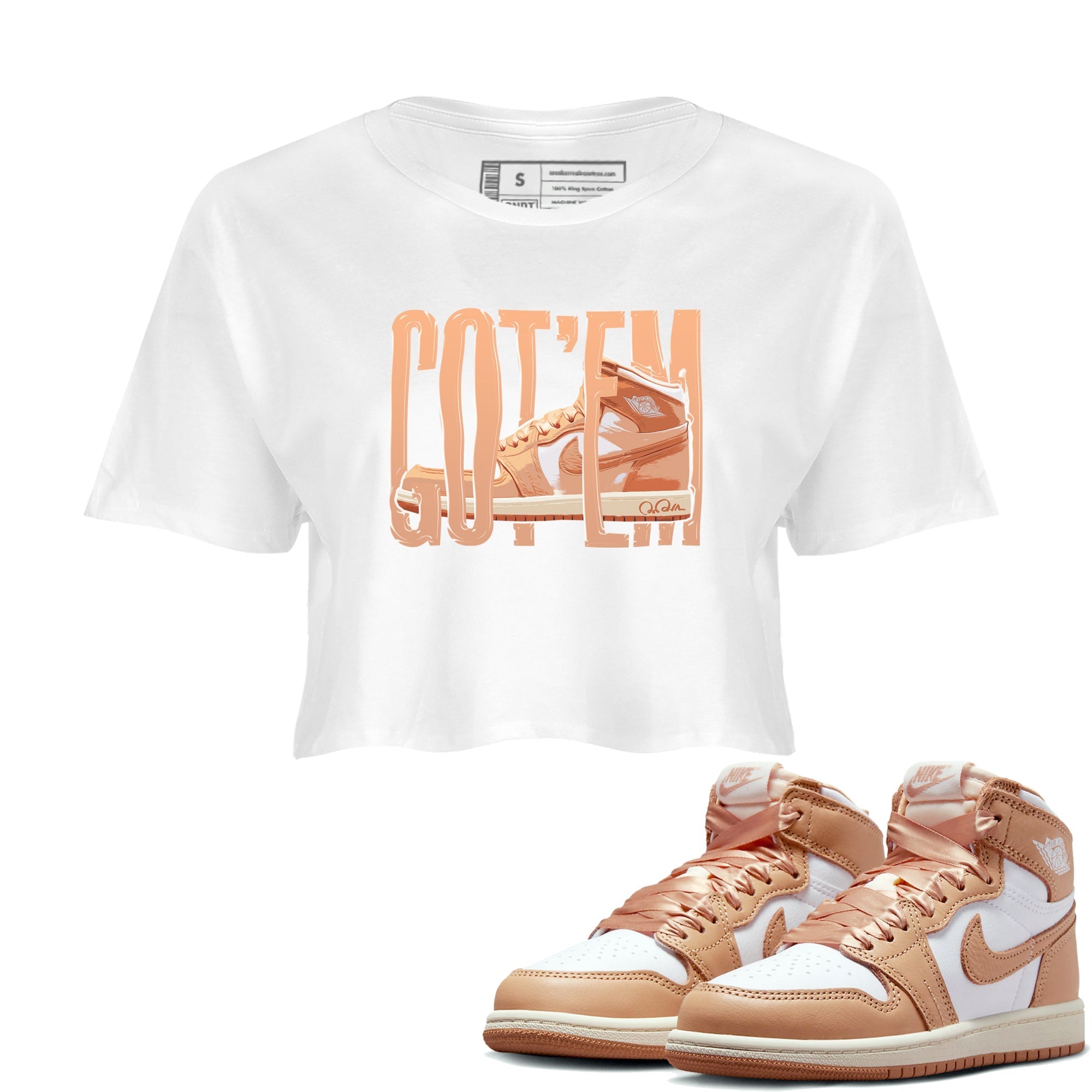 Wiggling Gotem snkmatch Women's Top - Air Jordan 1 Praline