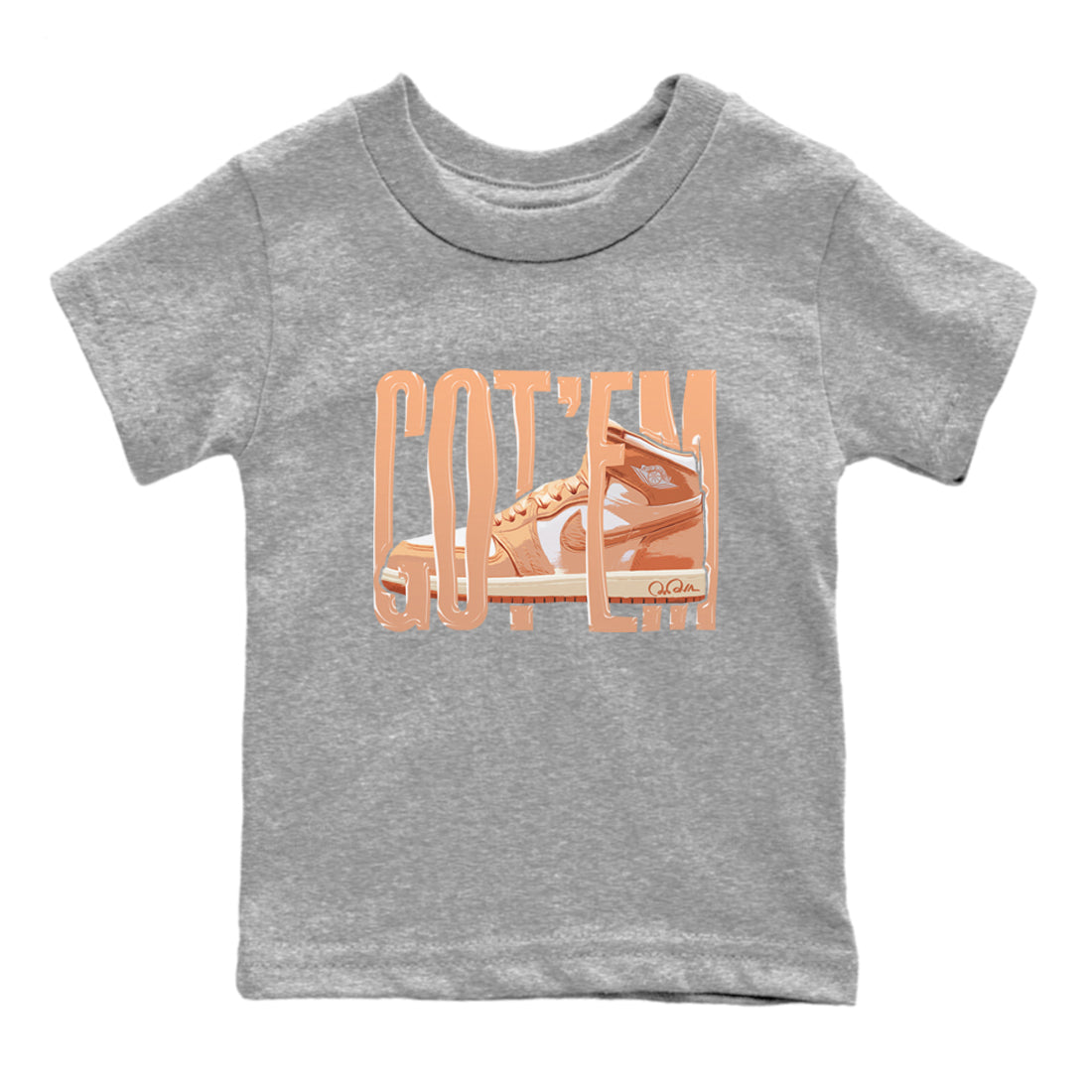 Wiggling Gotem snkmatch Tee Kids - Air Jordan 1 Praline