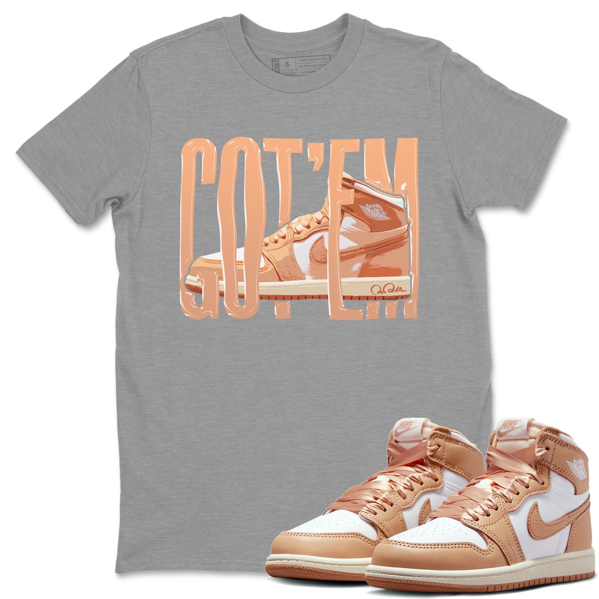 Wiggling Gotem snkmatch Tee - Air Jordan 1 Praline