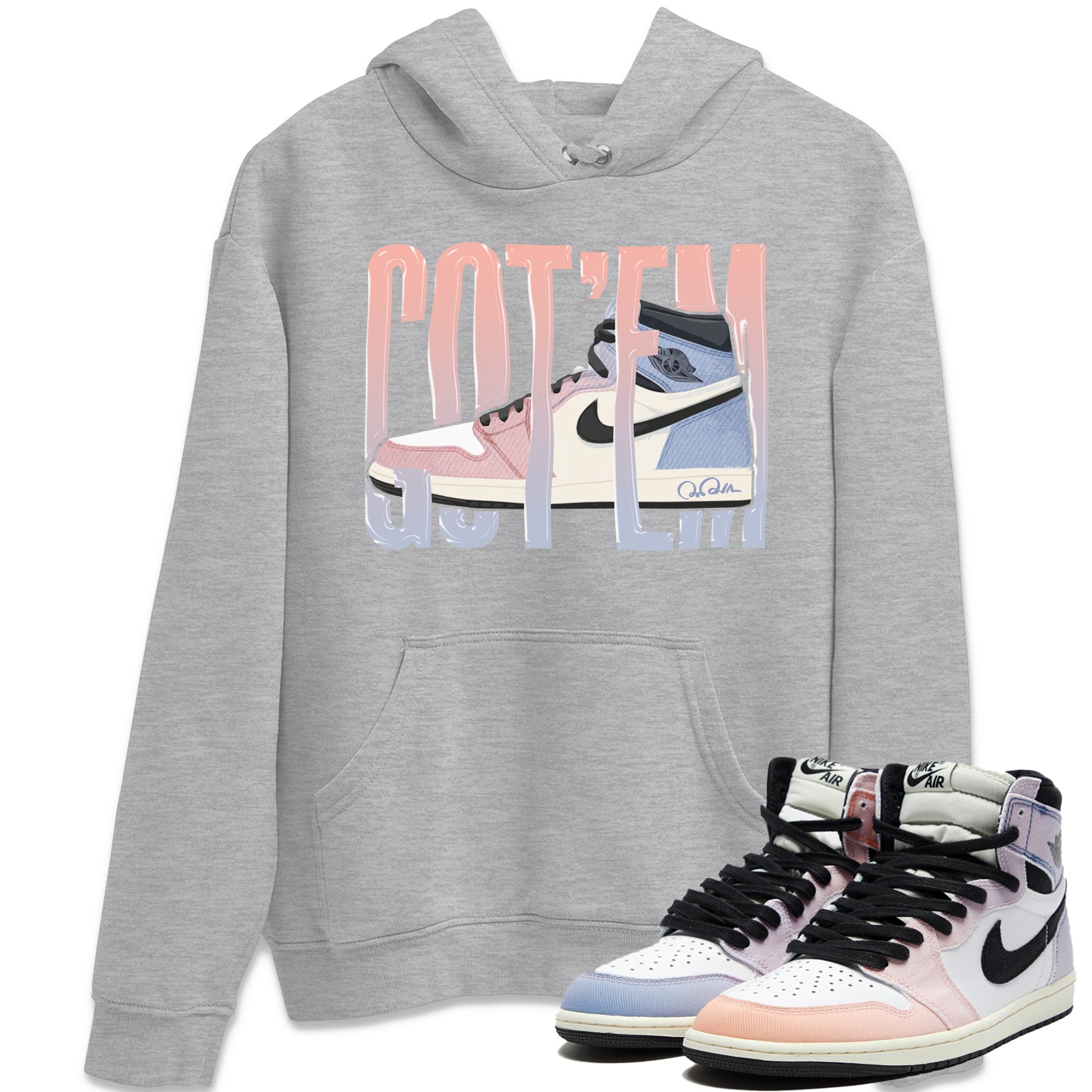 Wiggling Gotem Unisex Tops - Air Jordan 1 Skyline