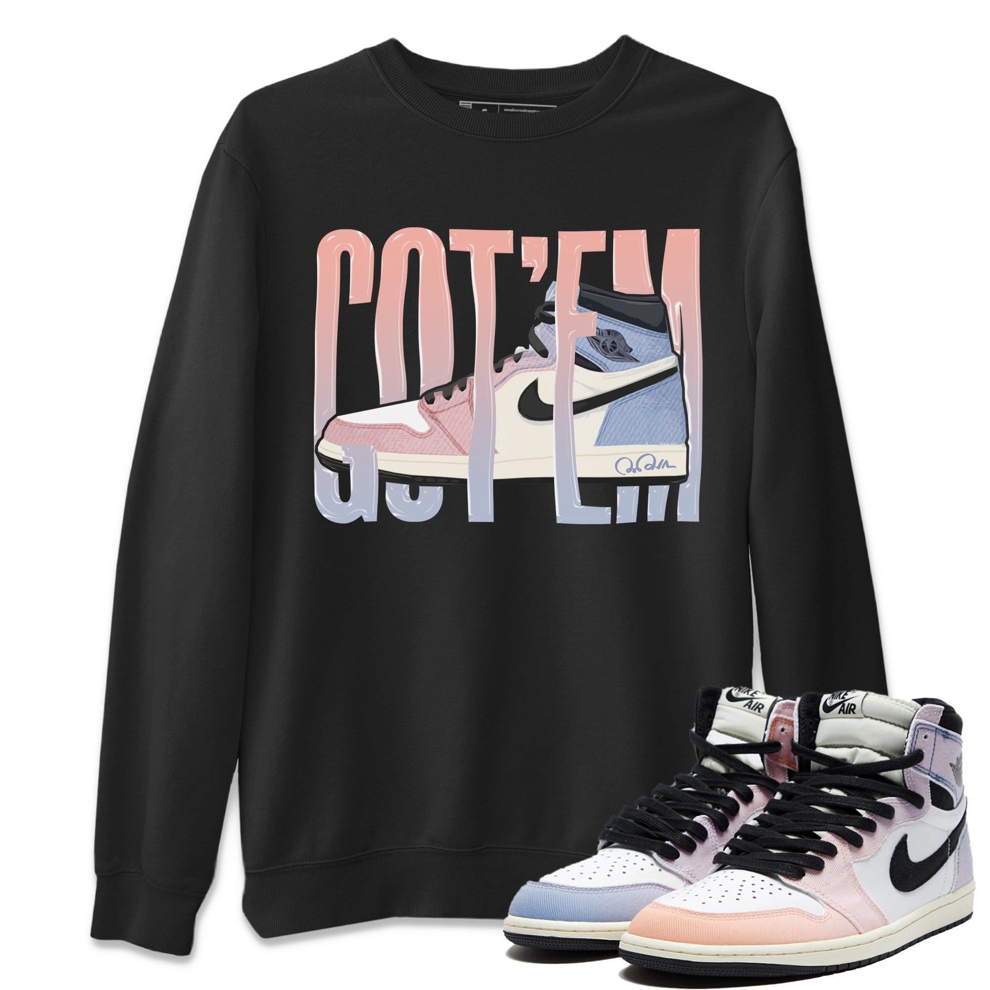 Wiggling Gotem Unisex Tops - Air Jordan 1 Skyline