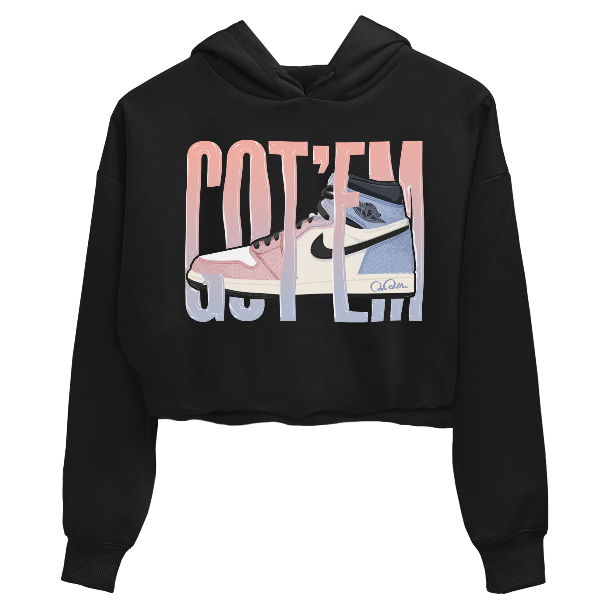 Wiggling Gotem Women's Tops - Air Jordan 1 Skyline