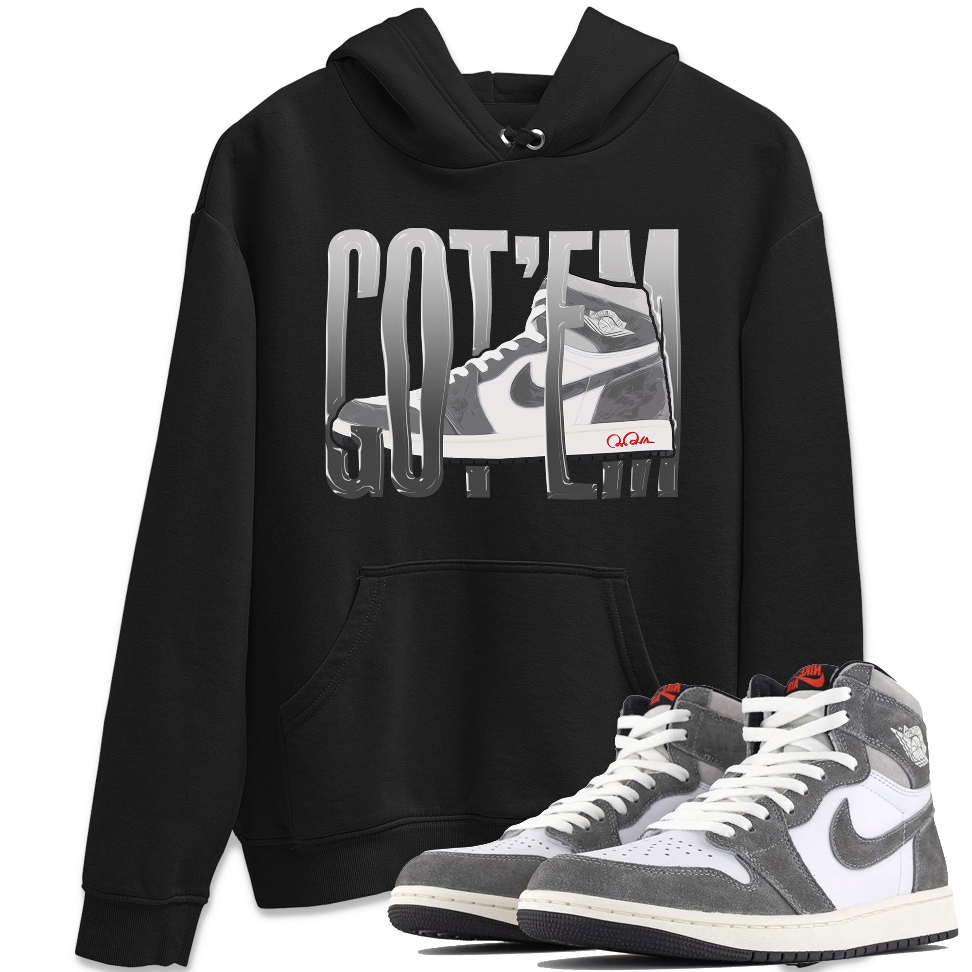 Wiggling Gotem Unisex Tops - Air Jordan 1 Washed Heritage
