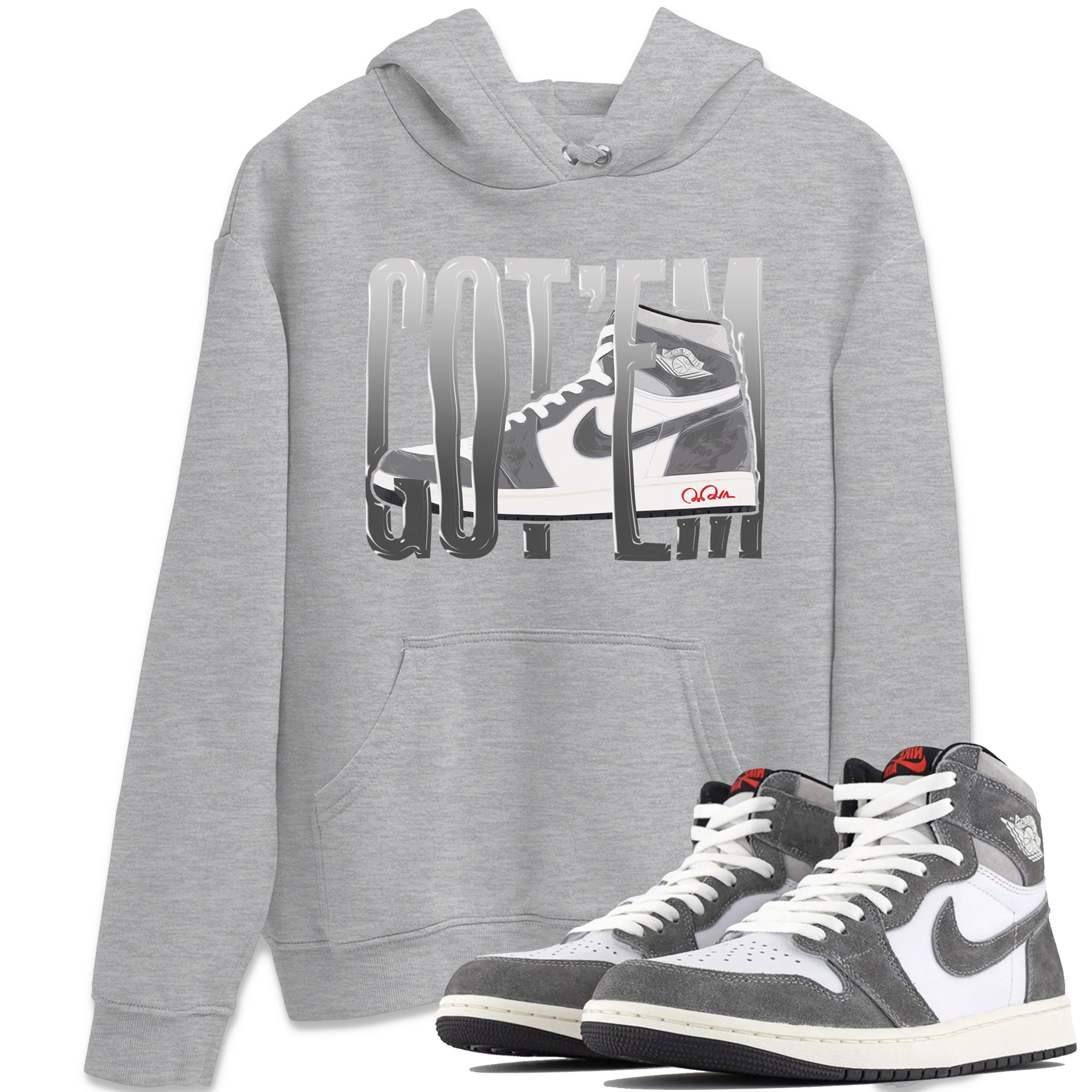 Wiggling Gotem Unisex Tops - Air Jordan 1 Washed Heritage