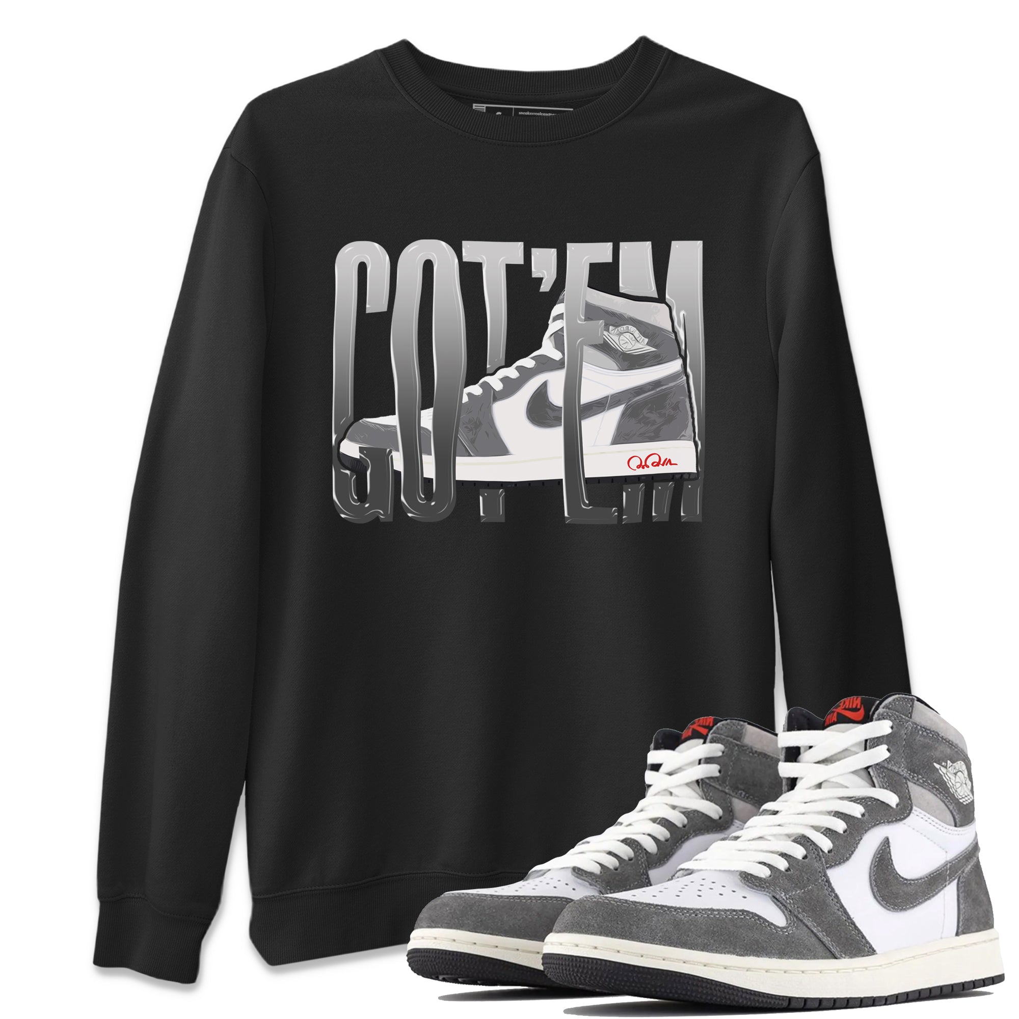 Wiggling Gotem Unisex Tops - Air Jordan 1 Washed Heritage