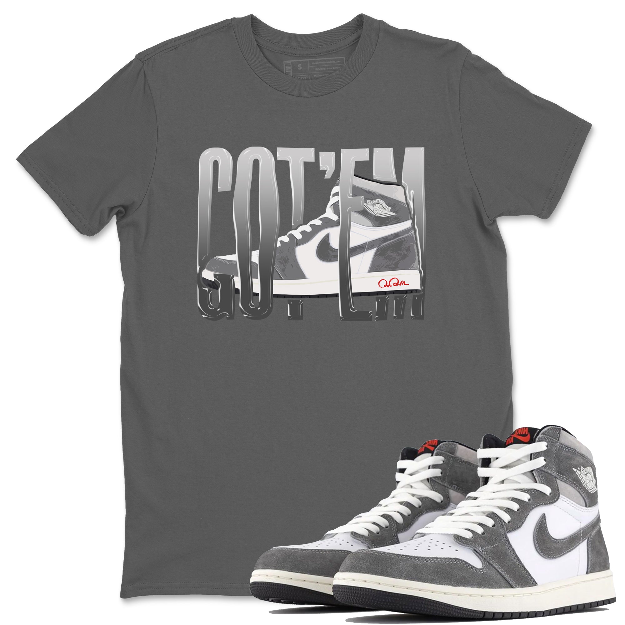 Wiggling Gotem Unisex Tops - Air Jordan 1 Washed Heritage