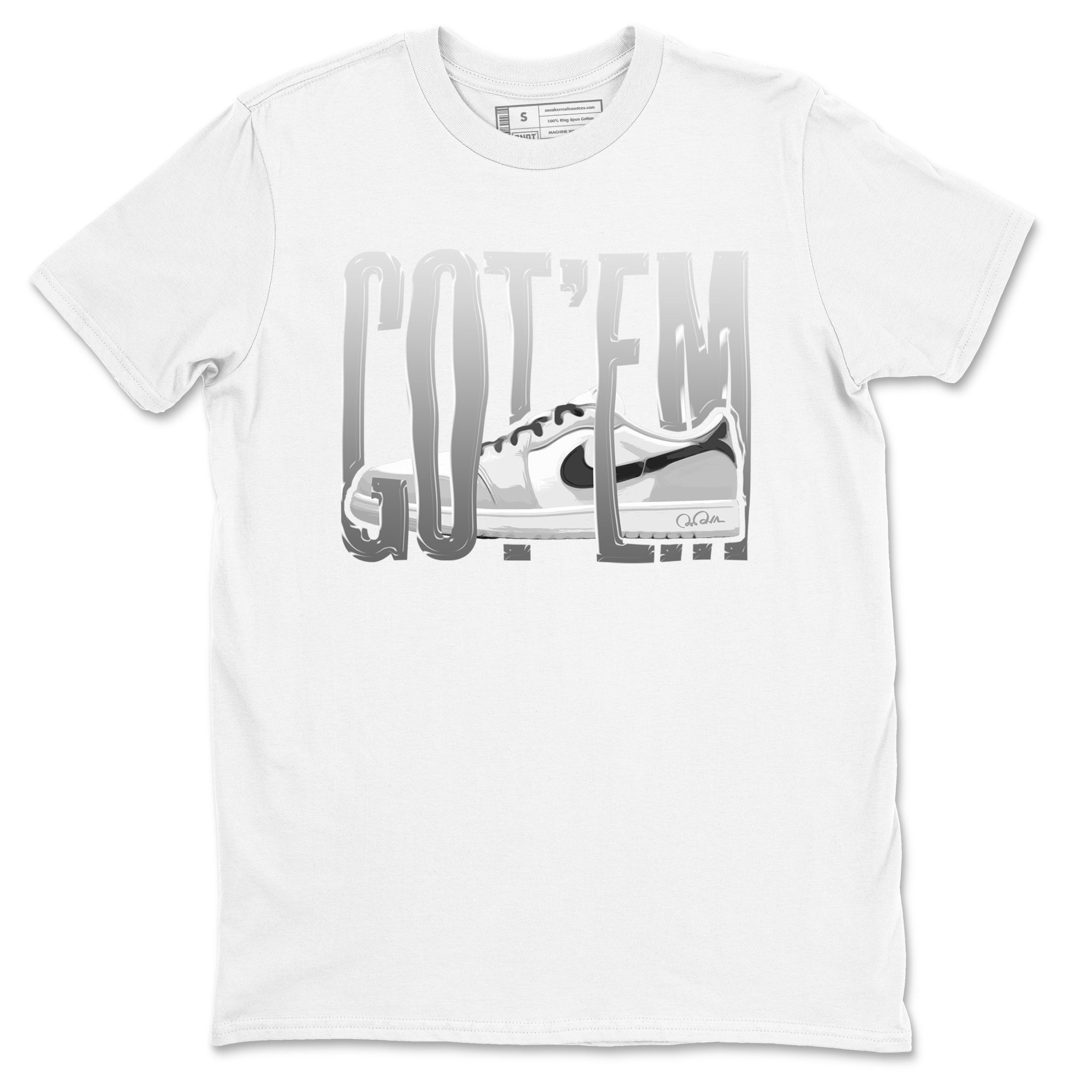 Wiggling Gotem snkmatch Tees - Air Jordan 1 Wolf Grey