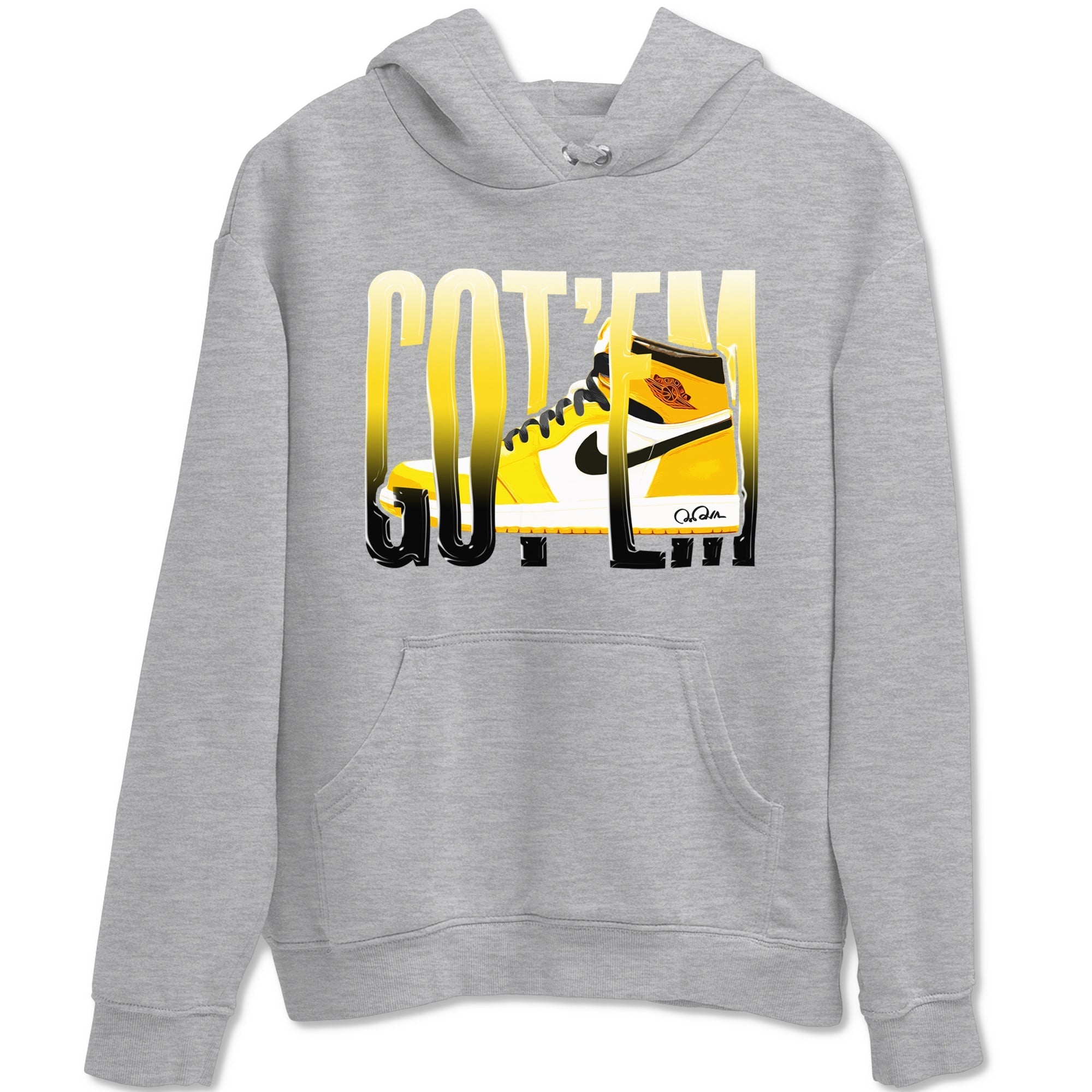 Wiggling Gotem snkmatch Tees - Air Jordan 1 Yellow Ochre