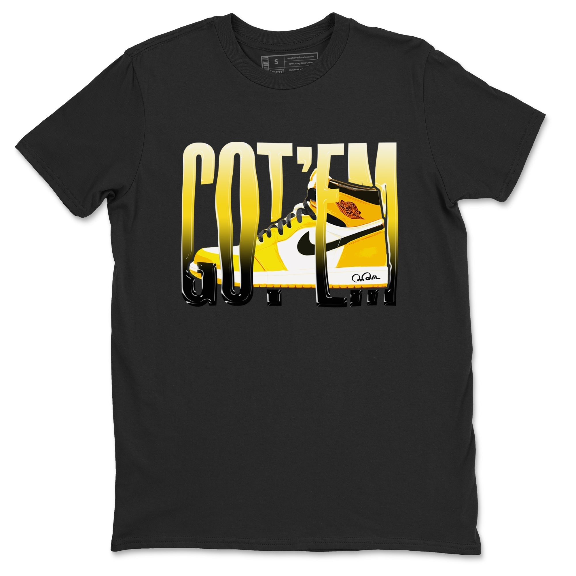 Wiggling Gotem snkmatch Tees - Air Jordan 1 Yellow Ochre