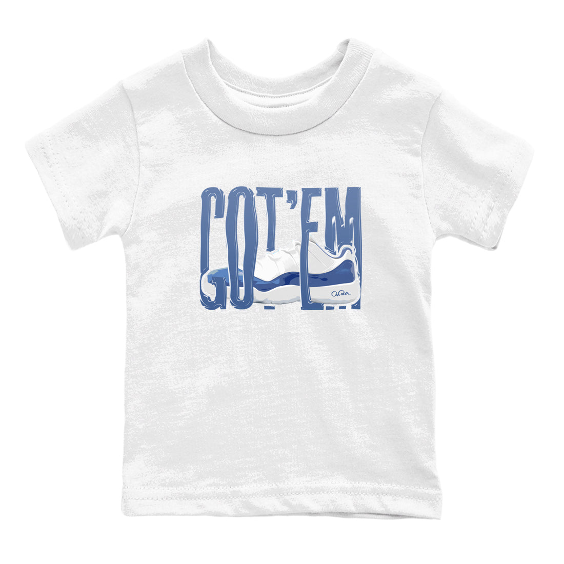 Wiggling Gotem snkmatch Tees Kids - Air Jordan 11 Diffused Blue