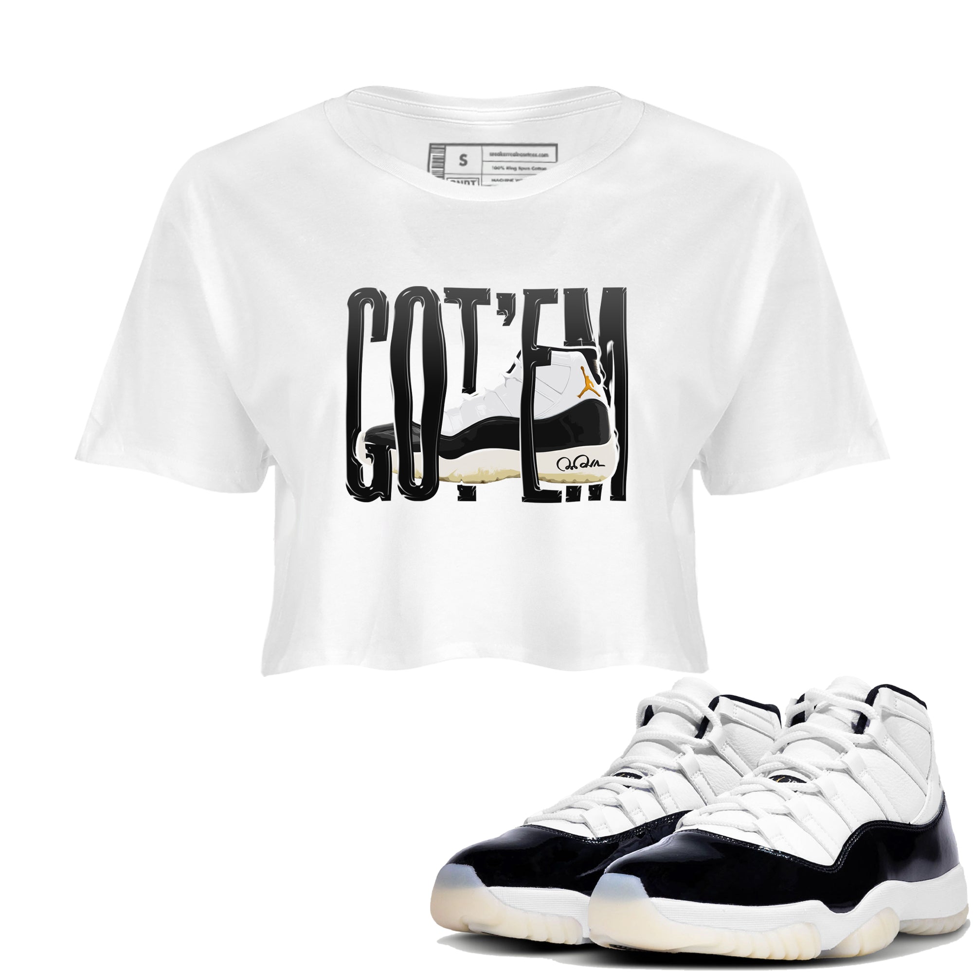 Wiggling Gotem snkmatch Women's Top - Air Jordan 11 Gratitude