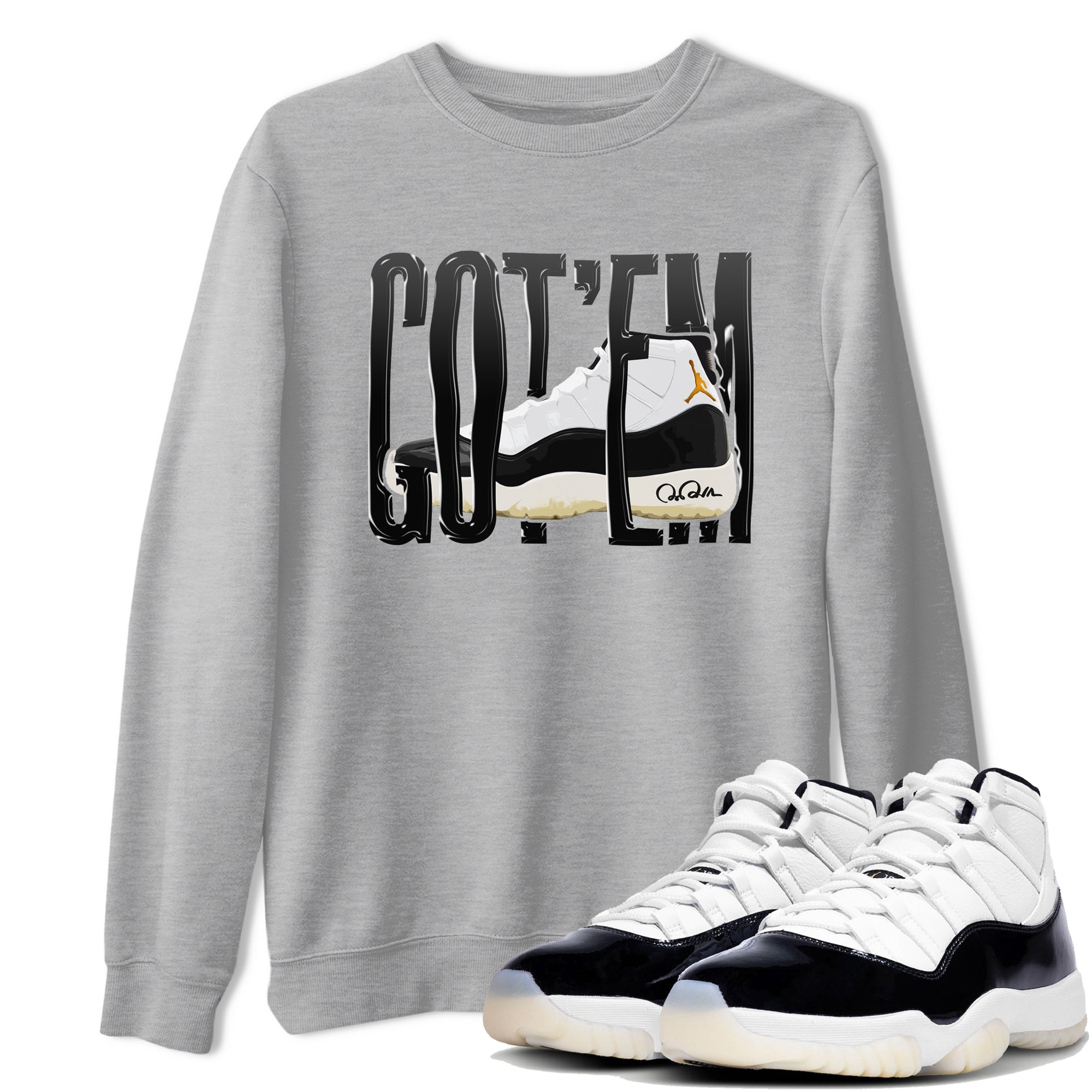 Wiggling Gotem snkmatch Tee - Air Jordan 11 Gratitude