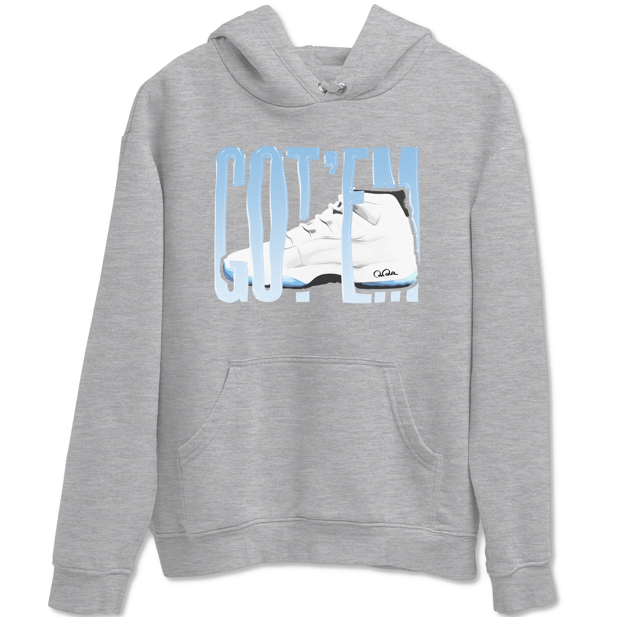Wiggling Gotem snkmatch Tees - Air Jordan 11 Legend Blue