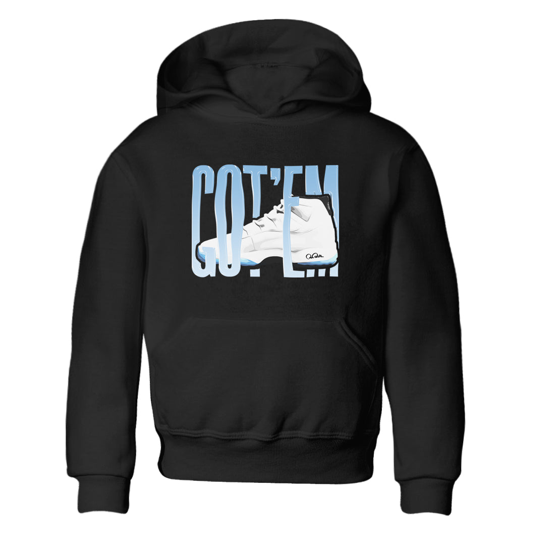 Wiggling Gotem snkmatch Tees Kids - Air Jordan 11 Legend Blue