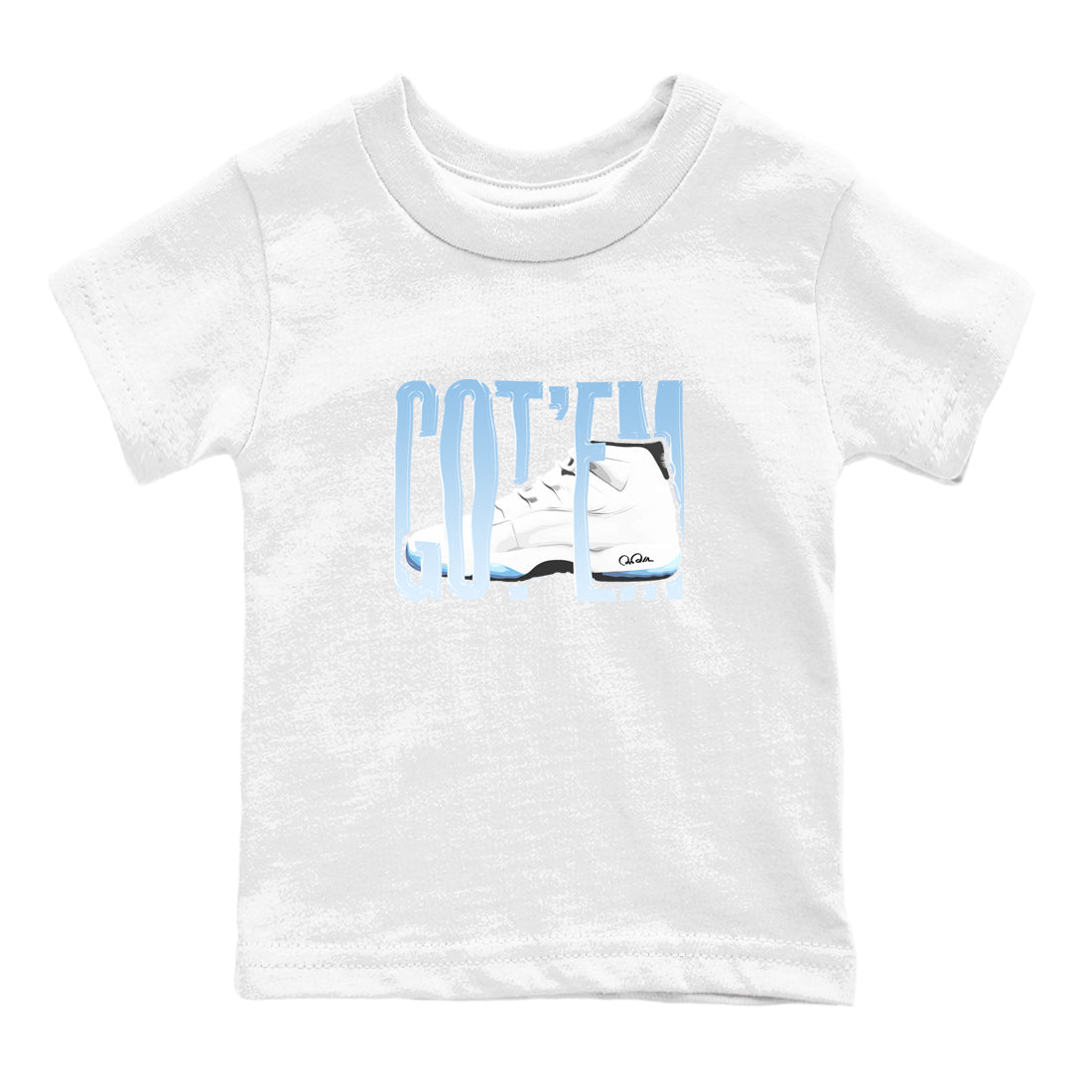 Wiggling Gotem snkmatch Tees Kids - Air Jordan 11 Legend Blue