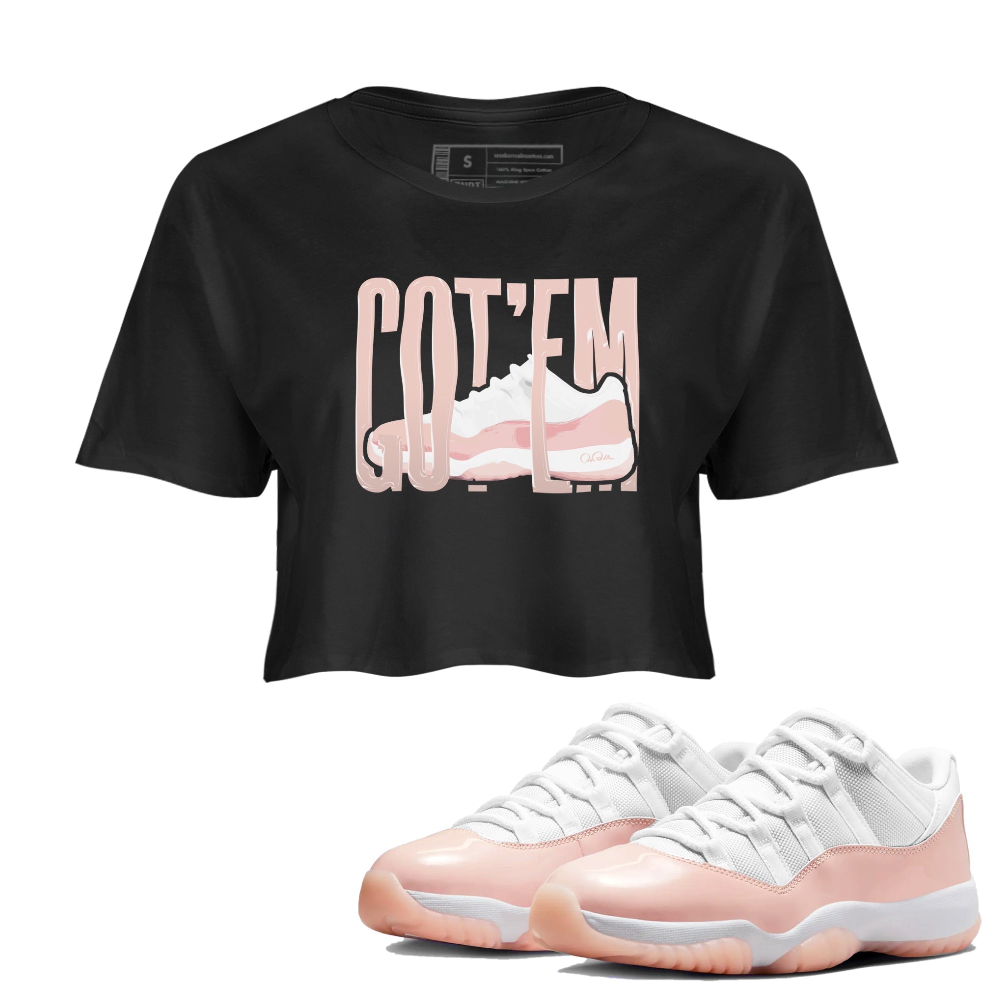 Wiggling Gotem snkmatch Women's Top - Air Jordan 11 Legend Pink