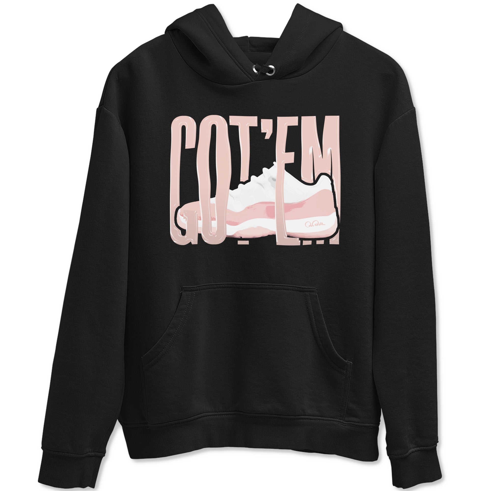 Wiggling Gotem snkmatch Tees - Air Jordan 11 Legend Pink