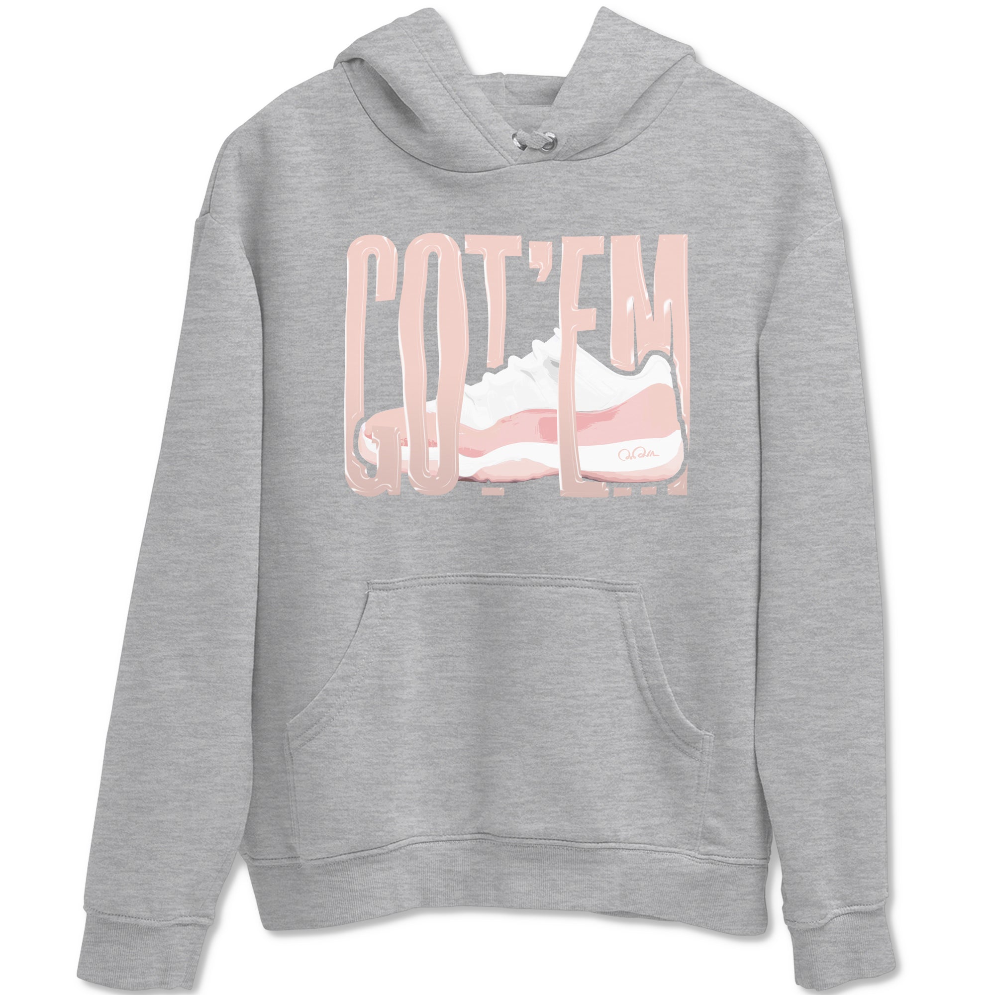 Wiggling Gotem snkmatch Tees - Air Jordan 11 Legend Pink