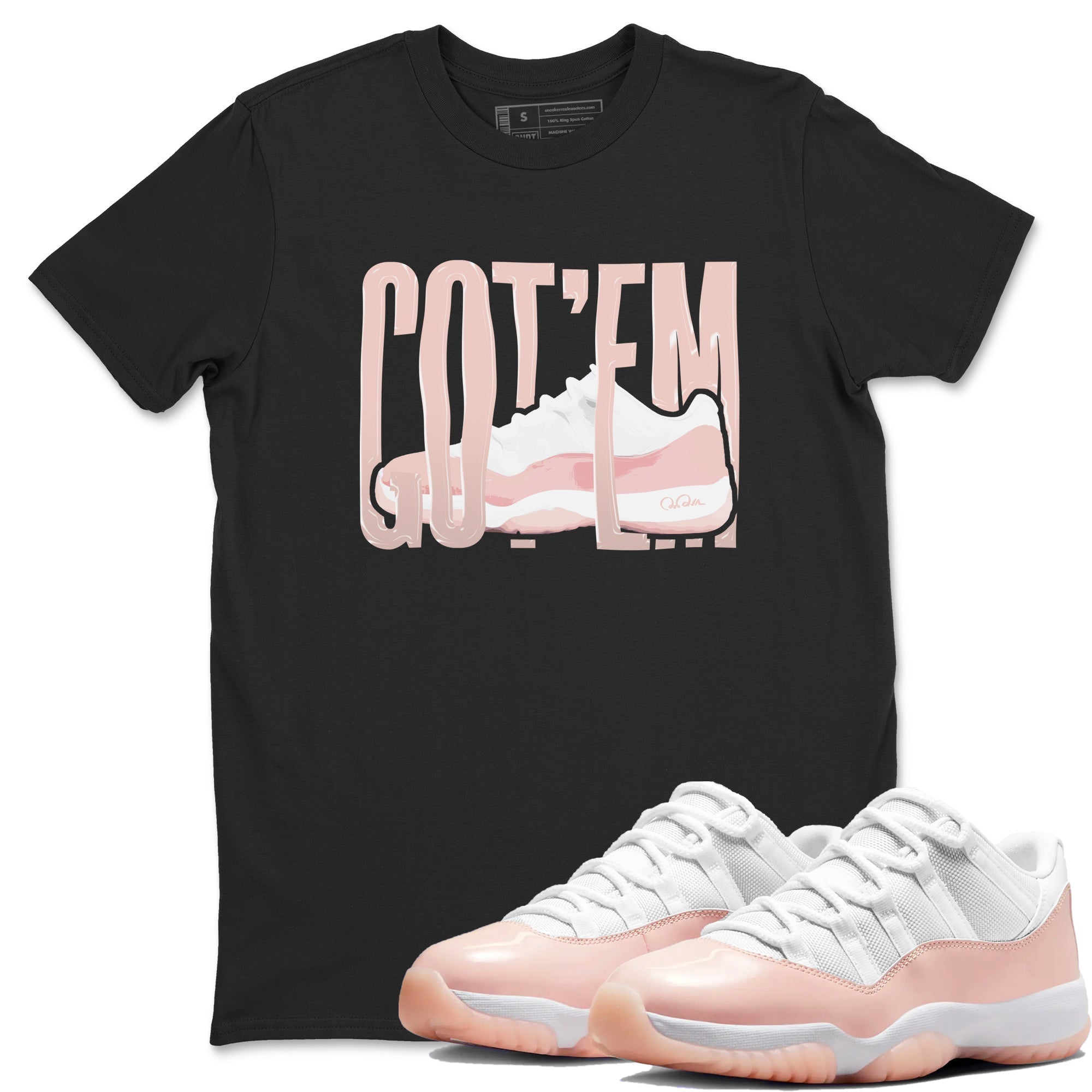 Wiggling Gotem snkmatch Tees - Air Jordan 11 Legend Pink